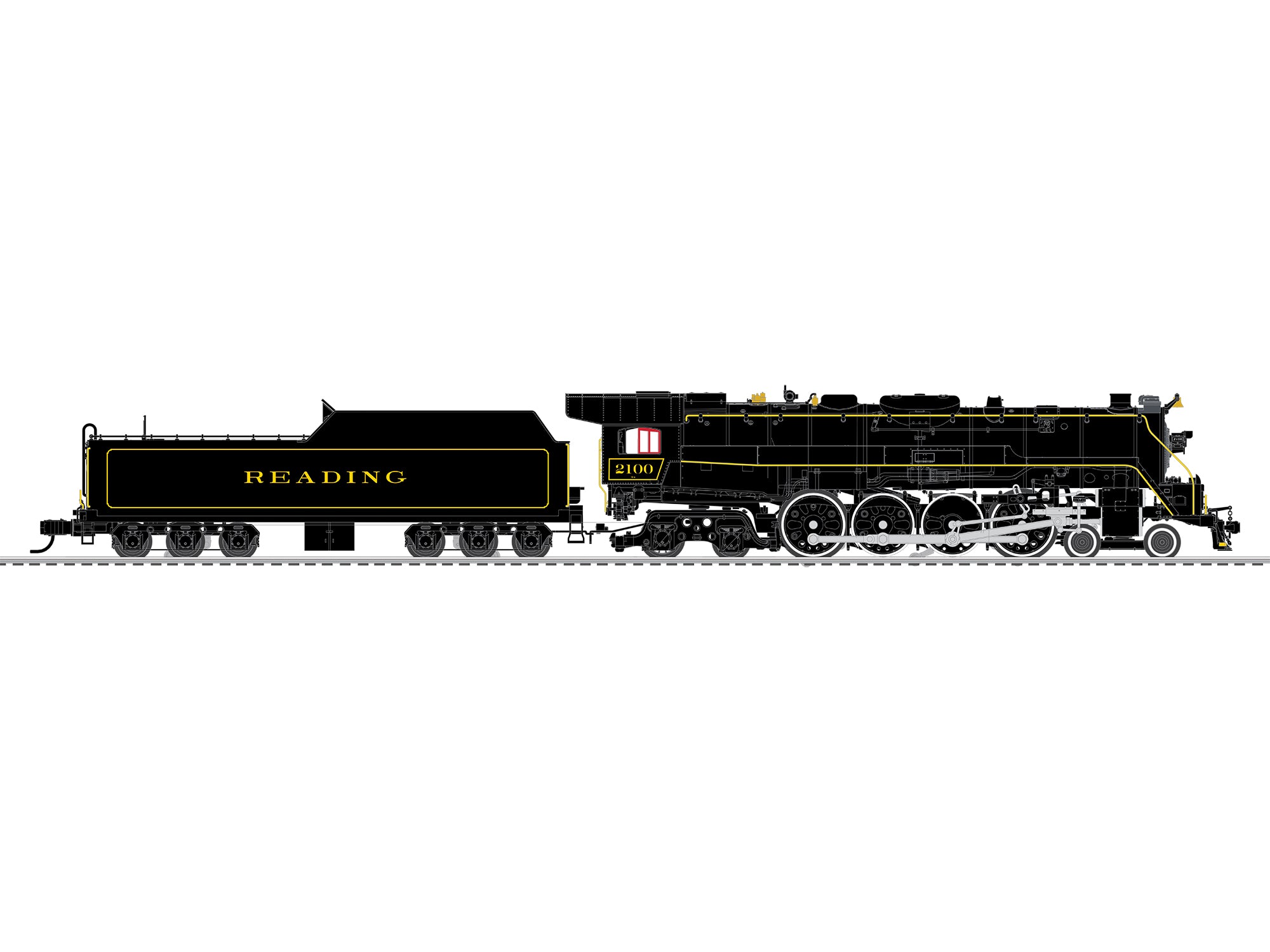 Lionel 2631381 - Legacy T1 Steam Locomotive "Reading" #2100