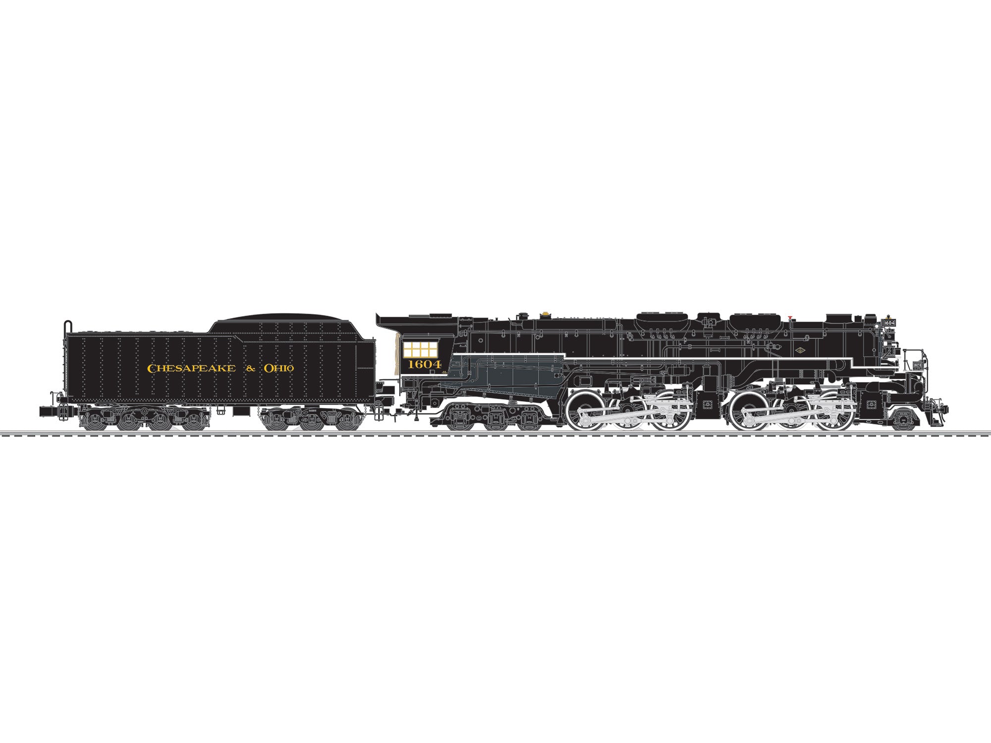 Lionel 2631460 - Legacy Allegheny Steam Locomotive "Chesapeake & Ohio" #1604