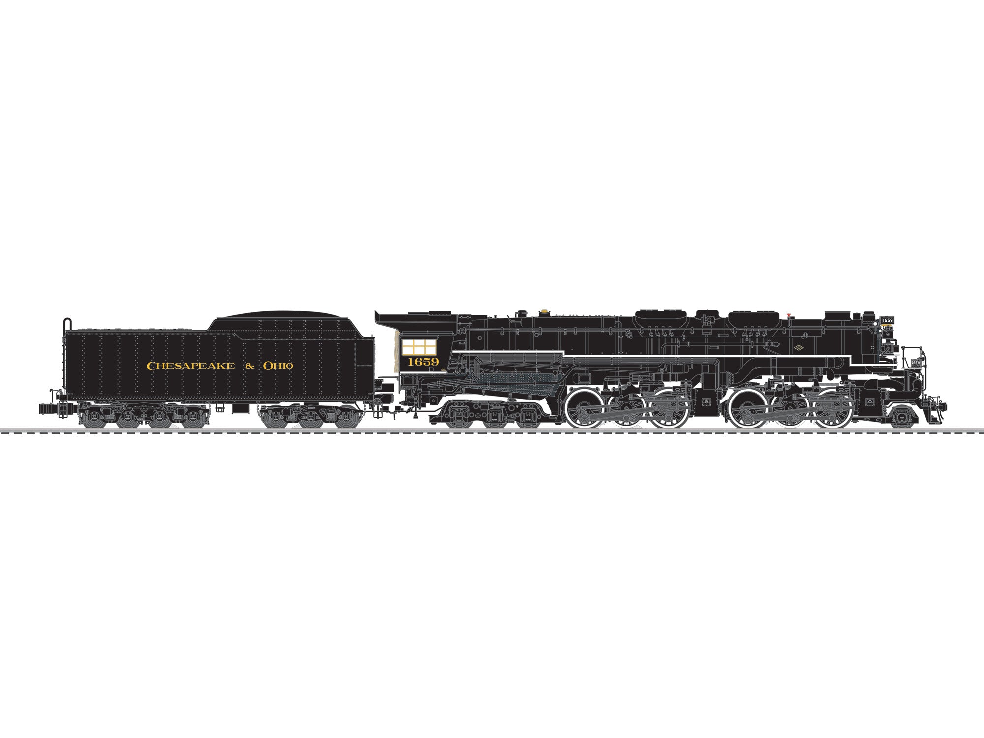 Lionel 2631490 - Legacy Allegheny Steam Locomotive "Chesapeake & Ohio" #1659