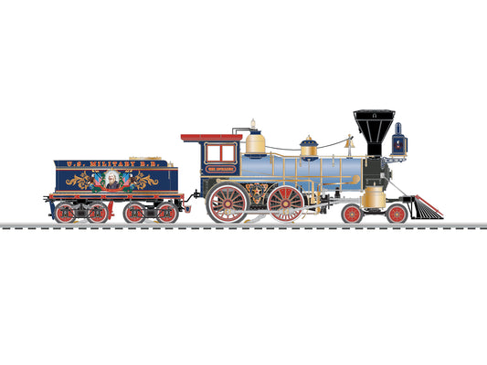 Lionel 2631590 - Legacy - 4-4-0 Brass Hybrid Steam Locomotive "U.S. Military RR" #Gen. McCallum