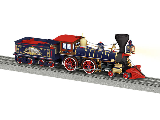 Lionel 2631620 - 250th Anniversary - Legacy 4-4-0 Brass Hybrid Steam Locomotive "U.S. America" #1776 - MrMuffin'sTrains