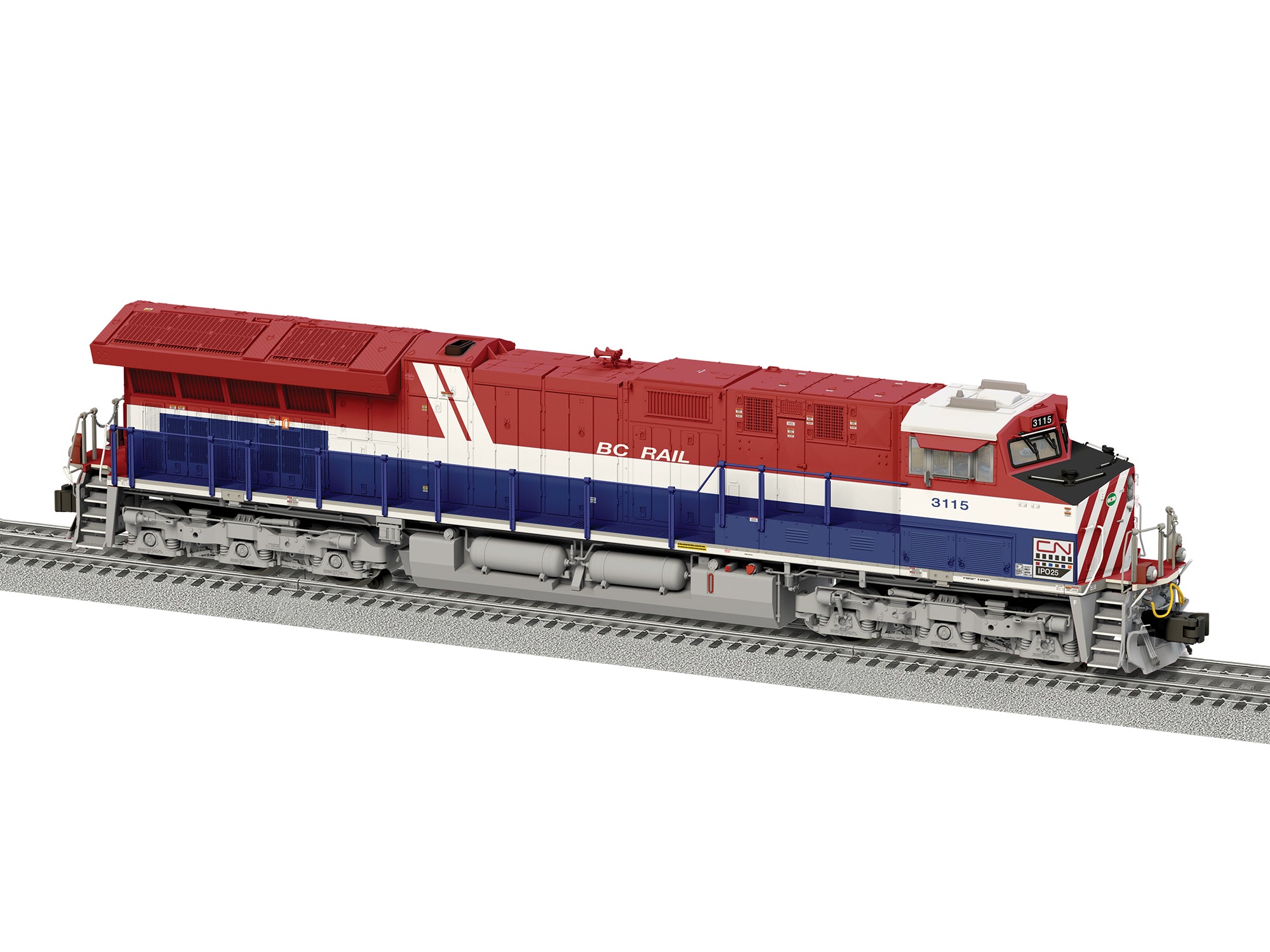 Lionel 2633039 - Legacy ET44 Diesel Locomotive "BC Rail" #3115 (Non-Powered)