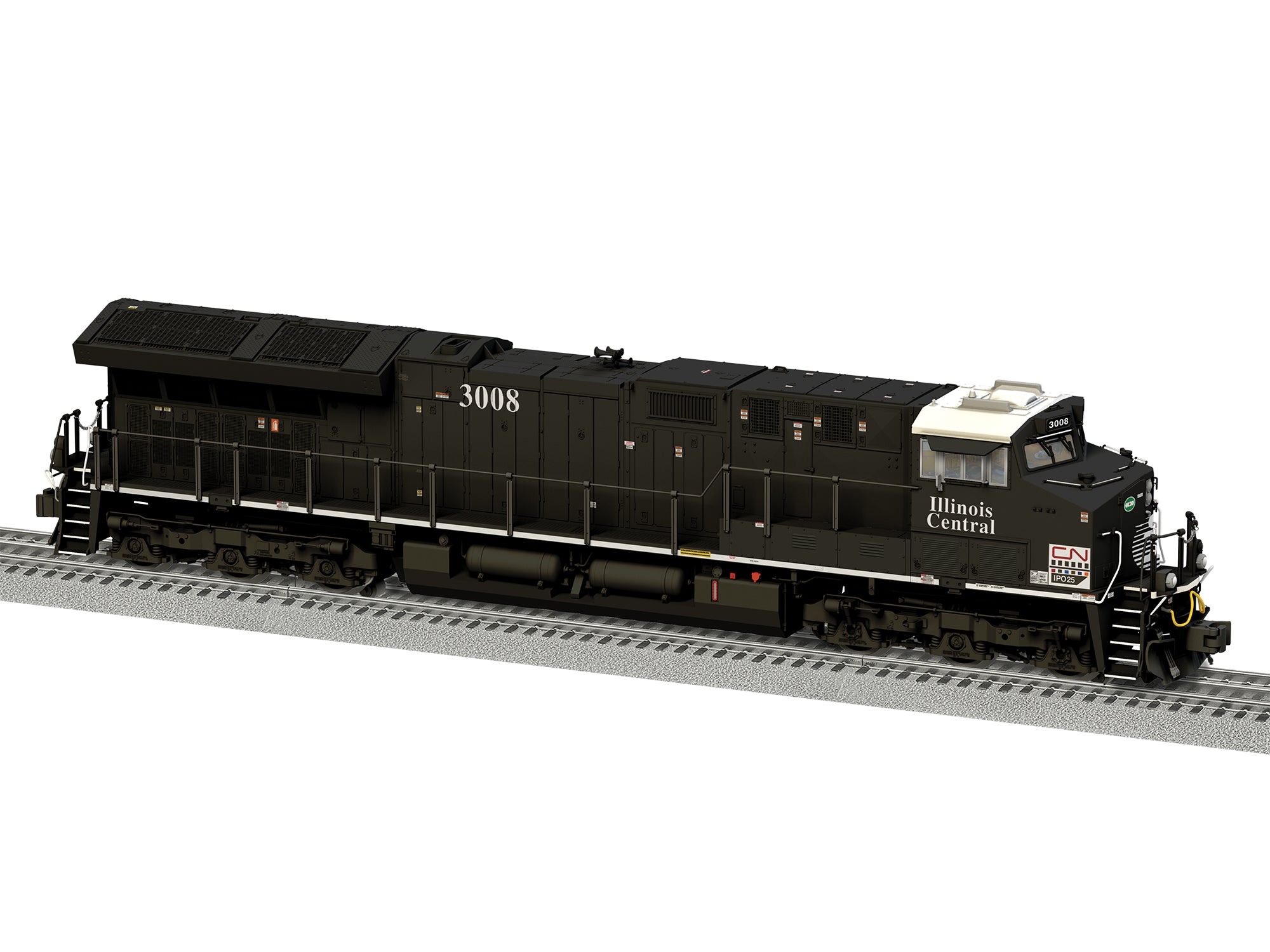 Lionel 2633059 - Legacy ET44 Diesel Locomotive "Canadian National / Illinois Central" #3008 (Non-Powered)