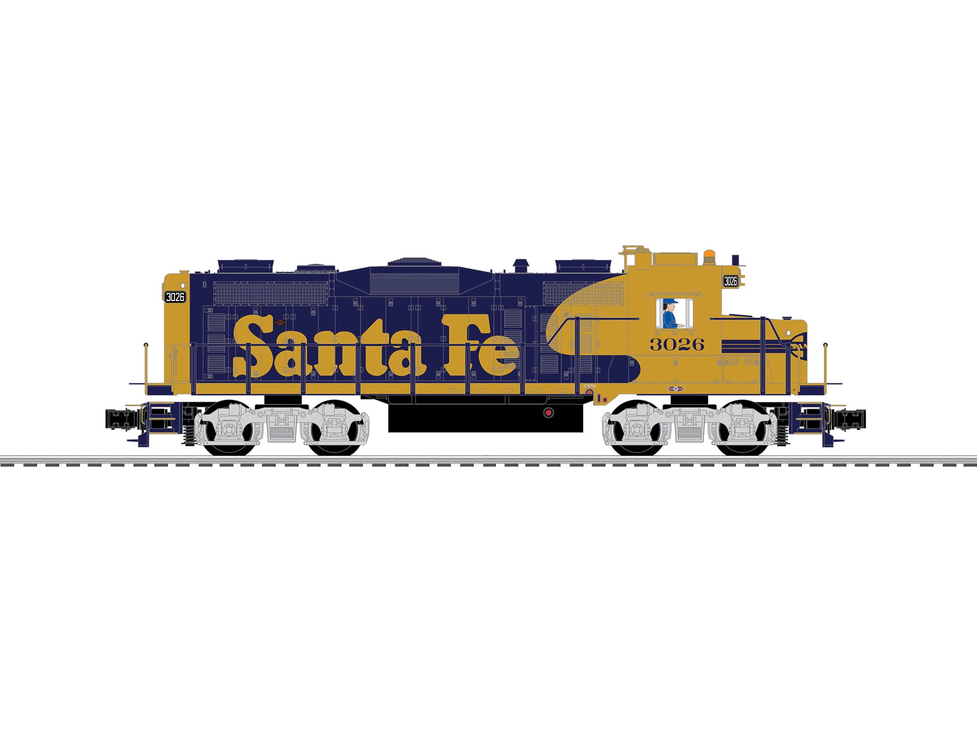 Lionel 2633132 - Santa Fe LEGACY GP20 #3026