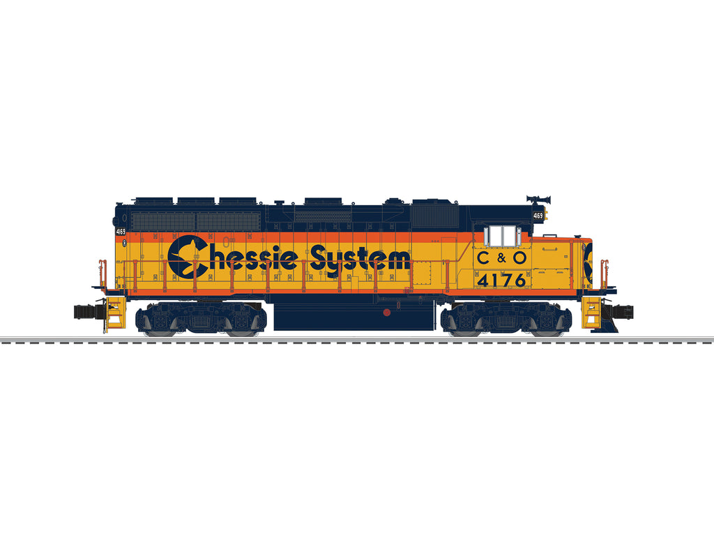 クラウス Oブリキのゲージ　 Kraus Tin toys Locomotive 2633402ChessieVISIONGP40-