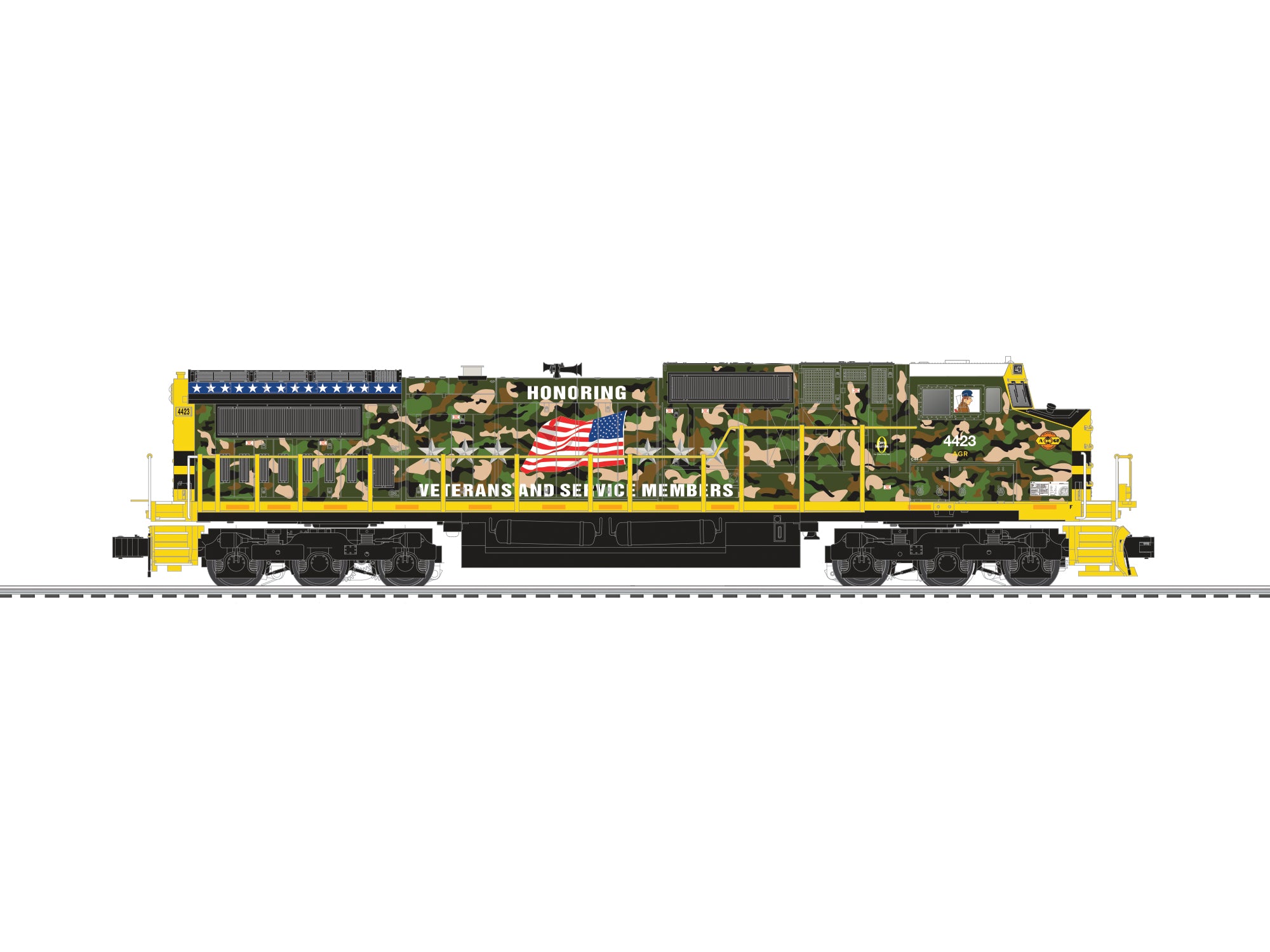 Lionel 2633511 - Legacy C44-9W Diesel Locomotive "Alabama Gulf Coast" #4423