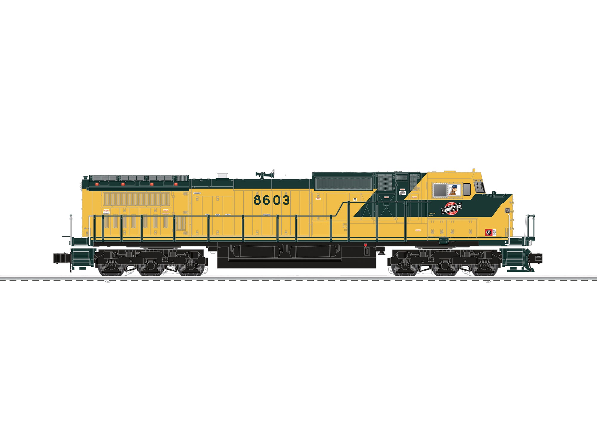 Lionel 2633541 - Legacy C44-9W Diesel Locomotive "Chicago & North Western" #8603