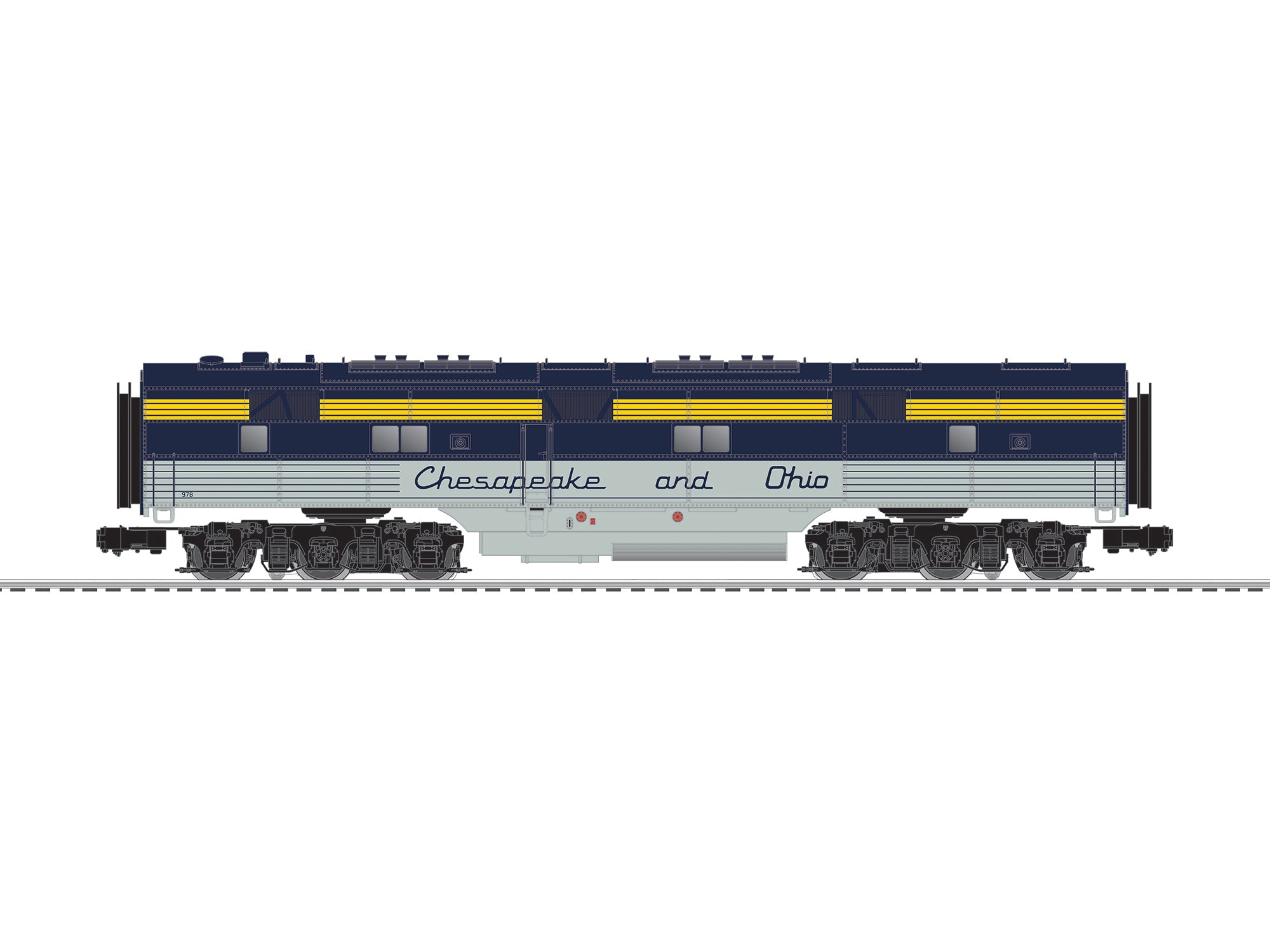 Lionel 2633579 - Chesapeake & Ohio SuperBass E7B #97B