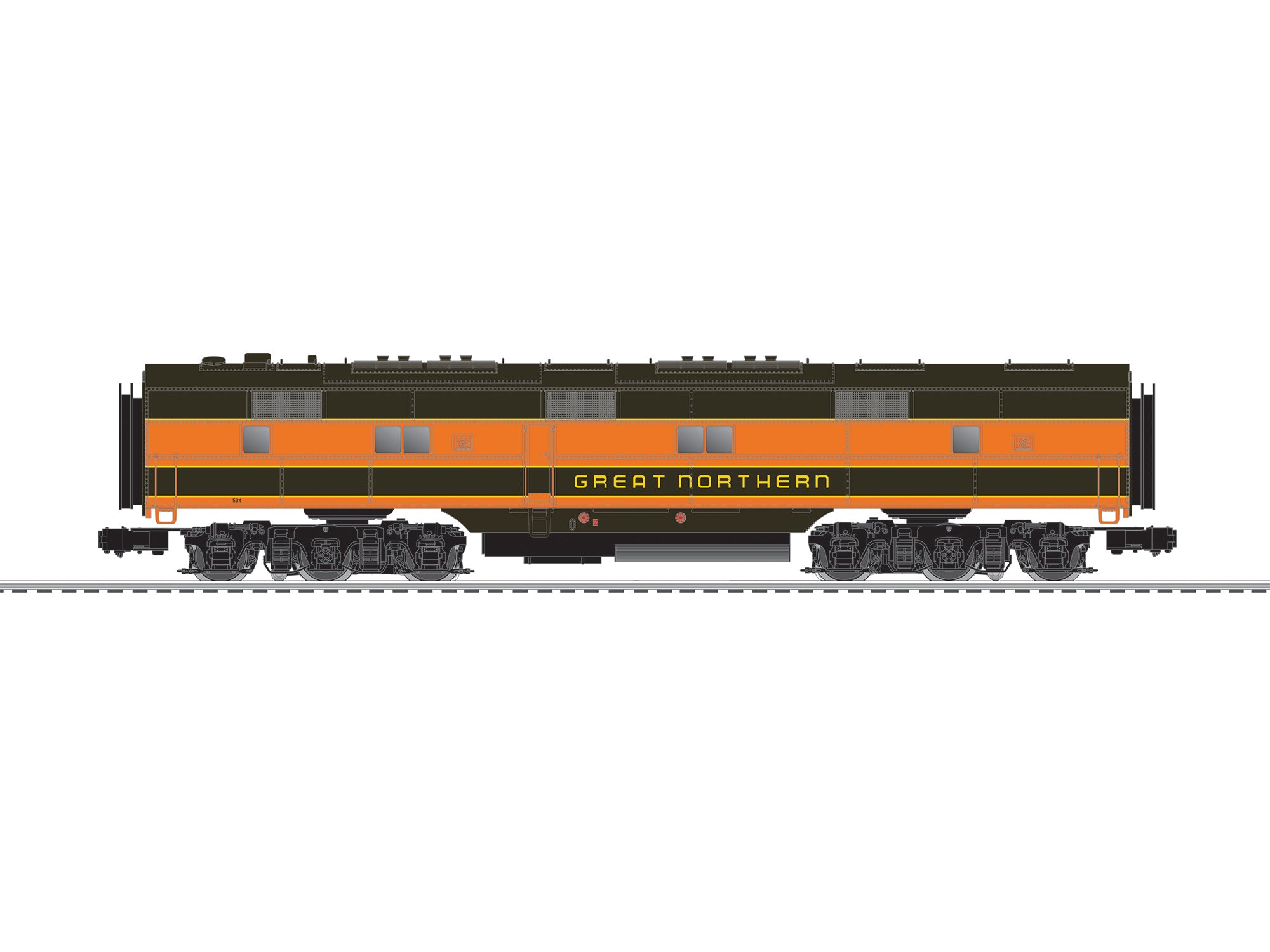 Lionel 2633599 - E7B SuperBass "Great Northern" #504