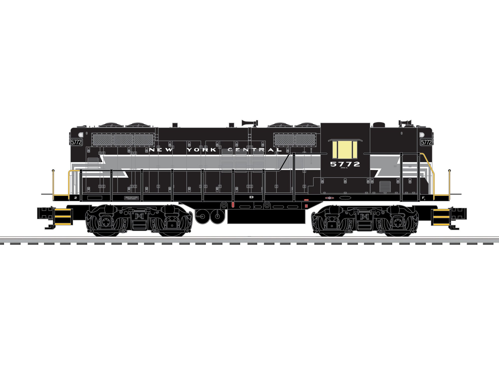 Lionel 2634080 - LionChief+ 2.0 GP7 Diesel Locomotive "New York Central" #5772