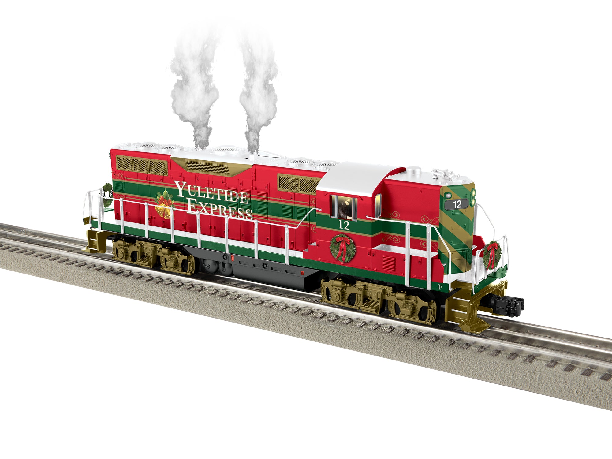 Lionel 2634100 - LionChief+ 2.0 GP7 Diesel Locomotive "Yuletide Express" #12