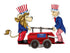 Lionel 2635110 - Wind-up Handcar "Lenny & Uncle Sam" (Red)