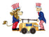 Lionel 2635130 - Wind-up Handcar "Lenny & Uncle Sam" (Gold)