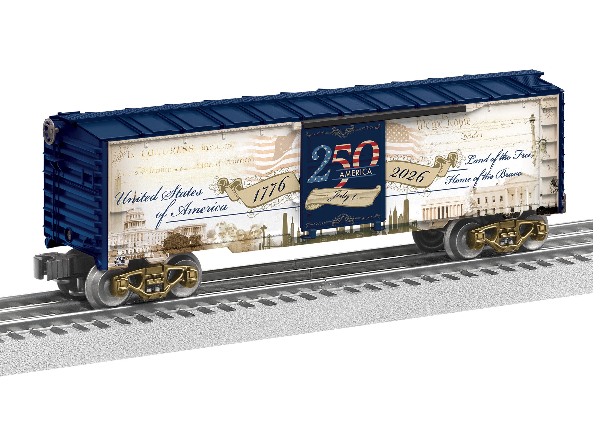 Lionel 2638010 - 250th Anniversary Boxcar "U.S. America"