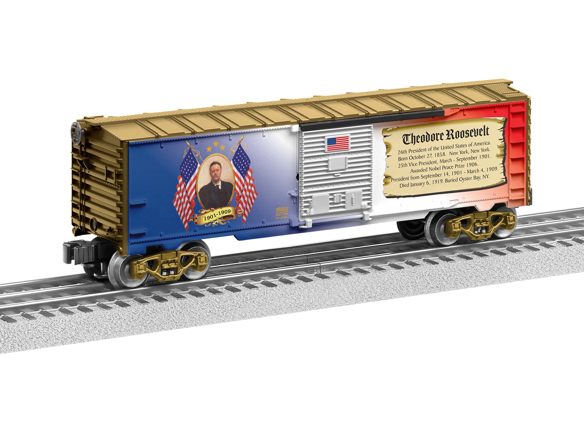Lionel 2638050 - Presidents of the US Boxcar "Theodore Roosevelt"