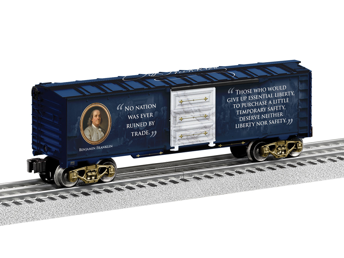 Lionel 2638060 - Founding Fathers - Boxcar "Ben Franklin" - MrMuffin'sTrains
