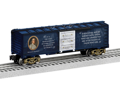 Lionel 2638060 - Founding Fathers - Boxcar "Ben Franklin" - MrMuffin'sTrains
