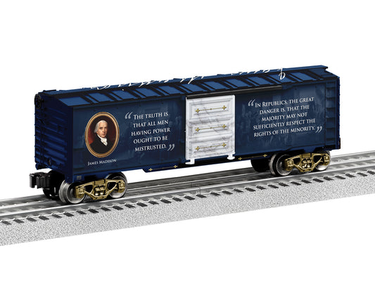 Lionel 2638070 - Founding Fathers - Boxcar "James Madison" - MrMuffin'sTrains