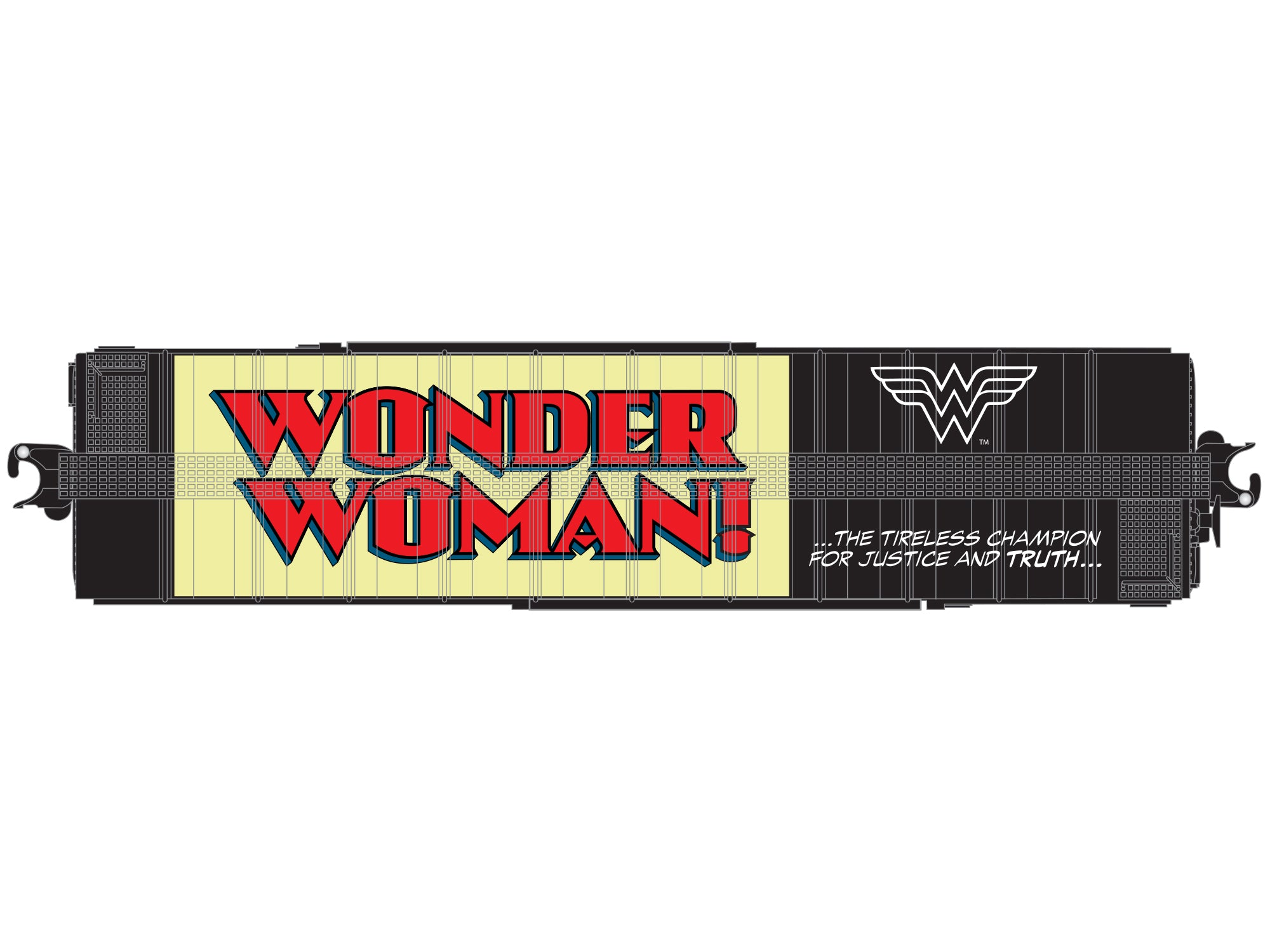 Lionel 2638360 - DC Comics - 85th Anniversary Boxcar "Wonder Woman"