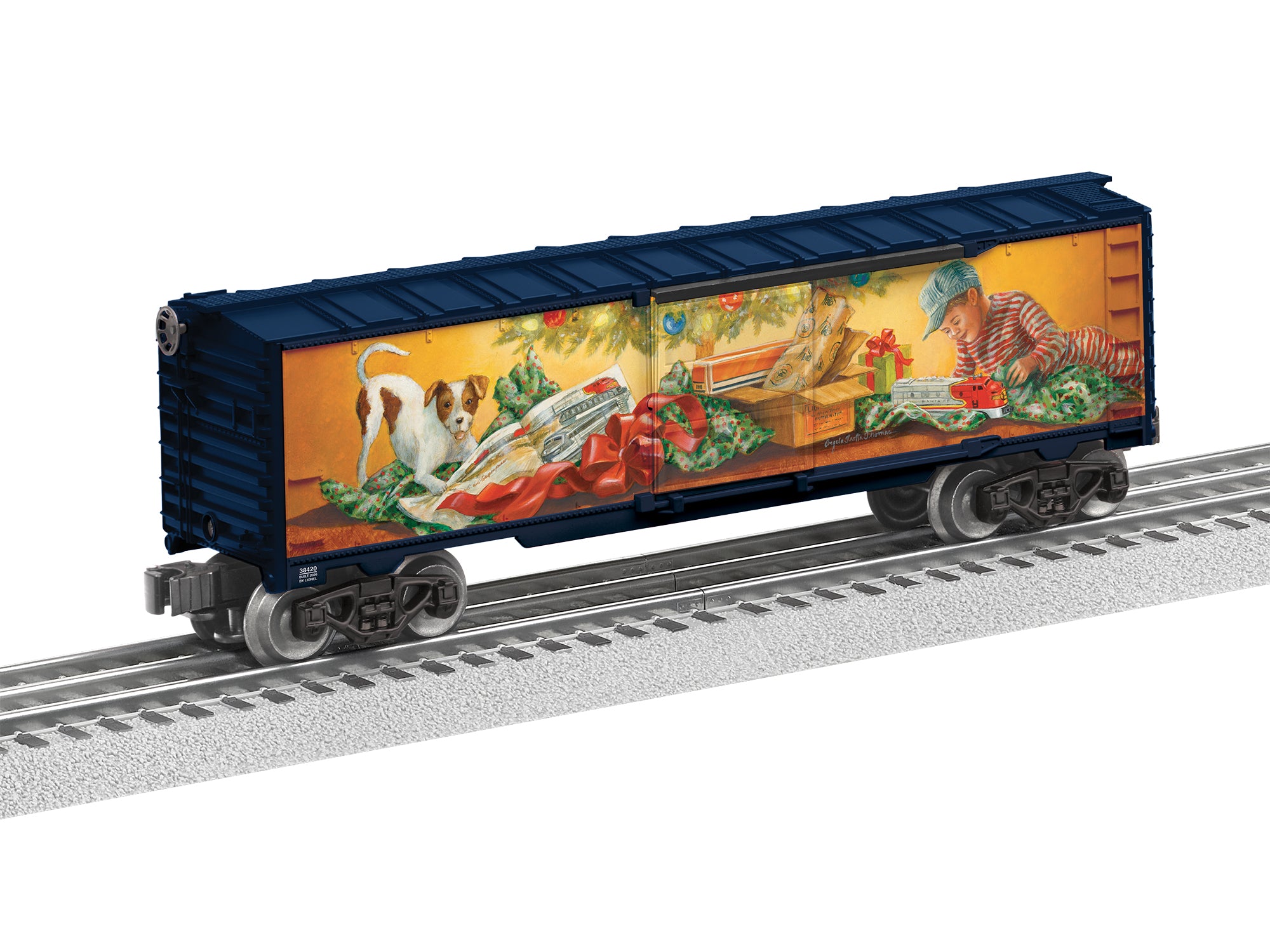 Lionel 2638420 - Angela Trotta Thomas - Boxcar "Christmas Morning"