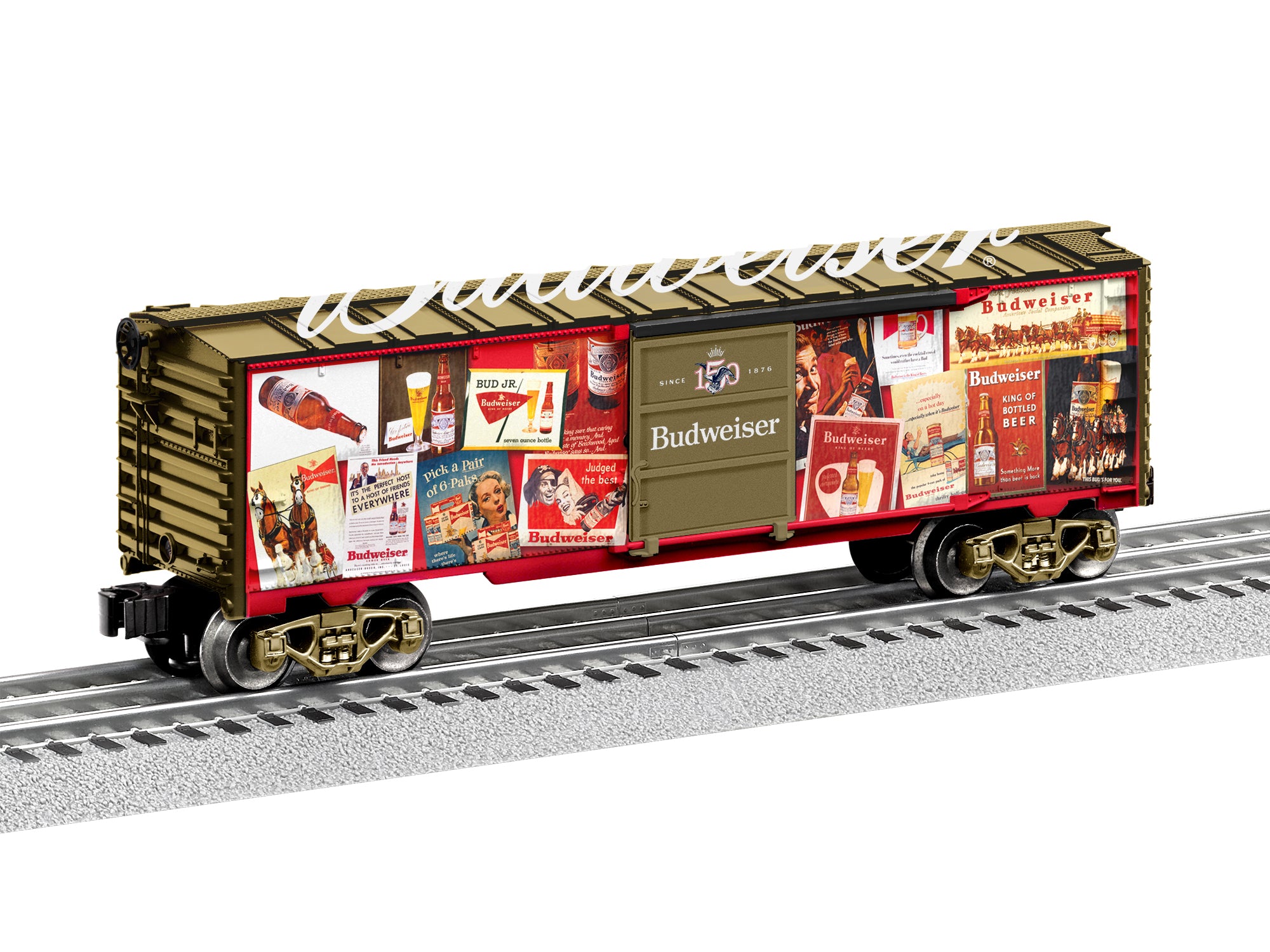 Lionel 2638480 - Anheuser-Busch - 150th Anniversary Boxcar "Budweiser"
