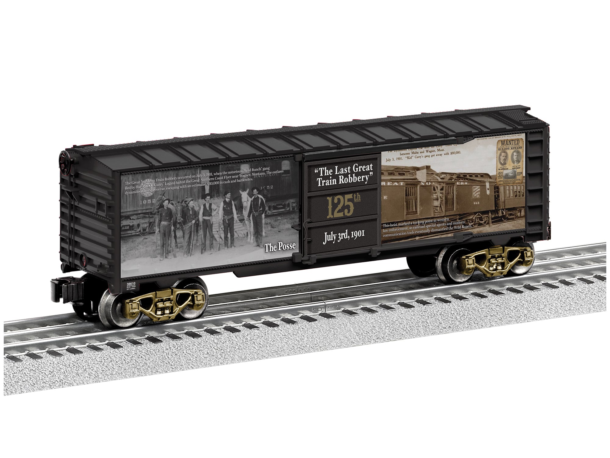 Lionel 2638610 - Boxcar "Butch Cassidy & Sundance Kid Train Robbery 125th Anniv."