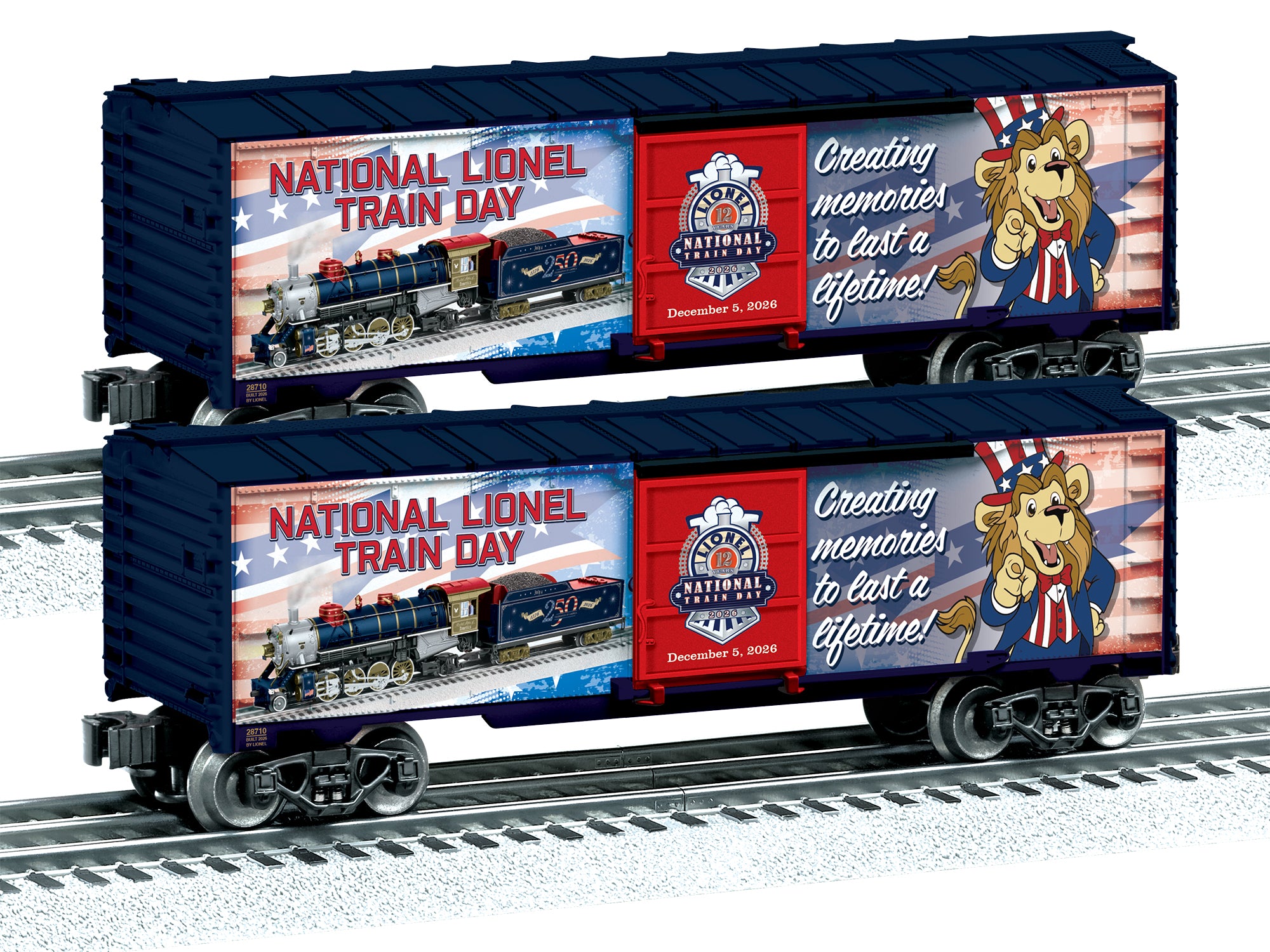 Lionel 2638710 - Boxcar "National Lionel Train Day" #2026