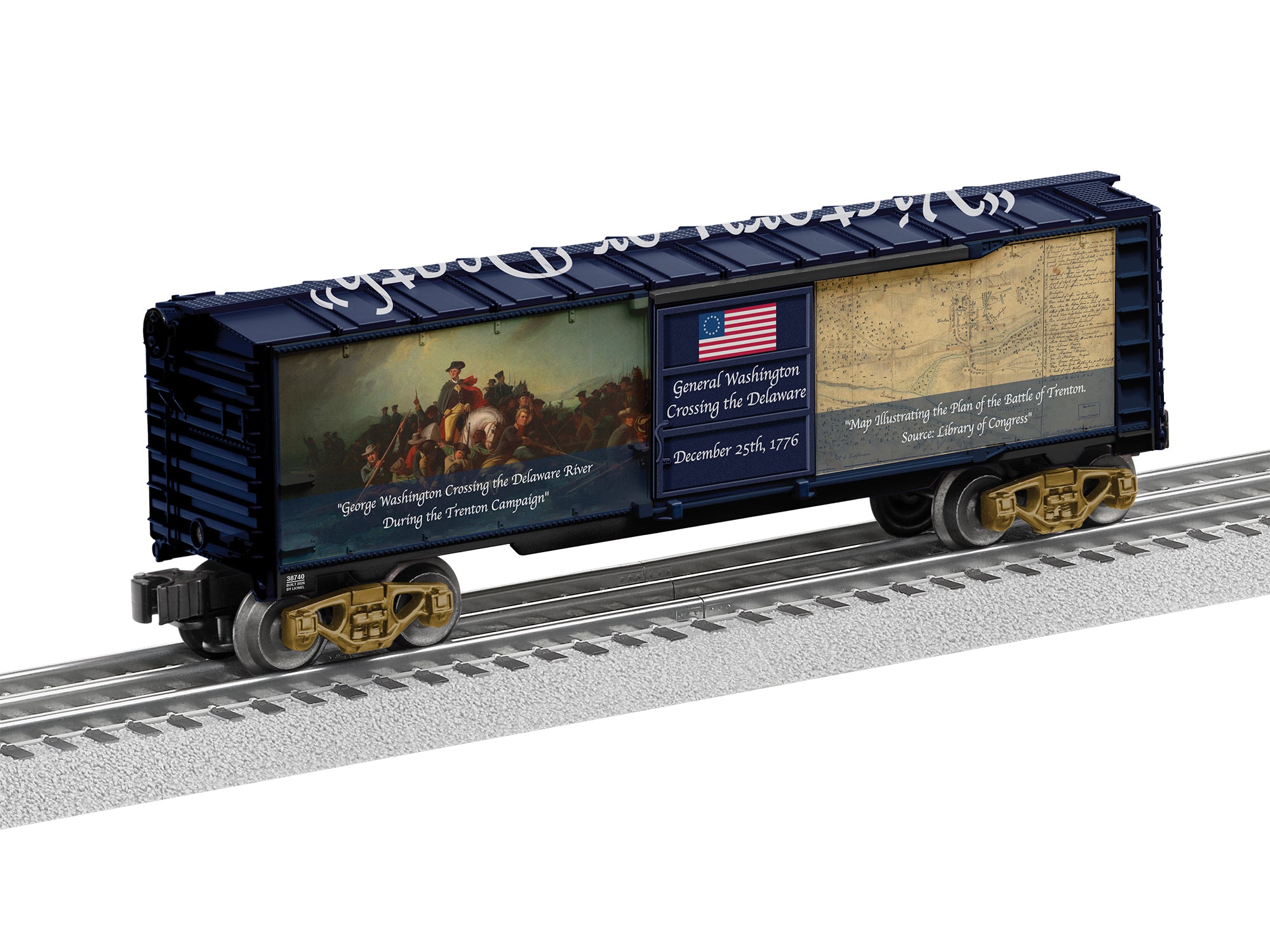 Lionel 2638740 - 250th Anniversary - Boxcar "Battle of Trenton"