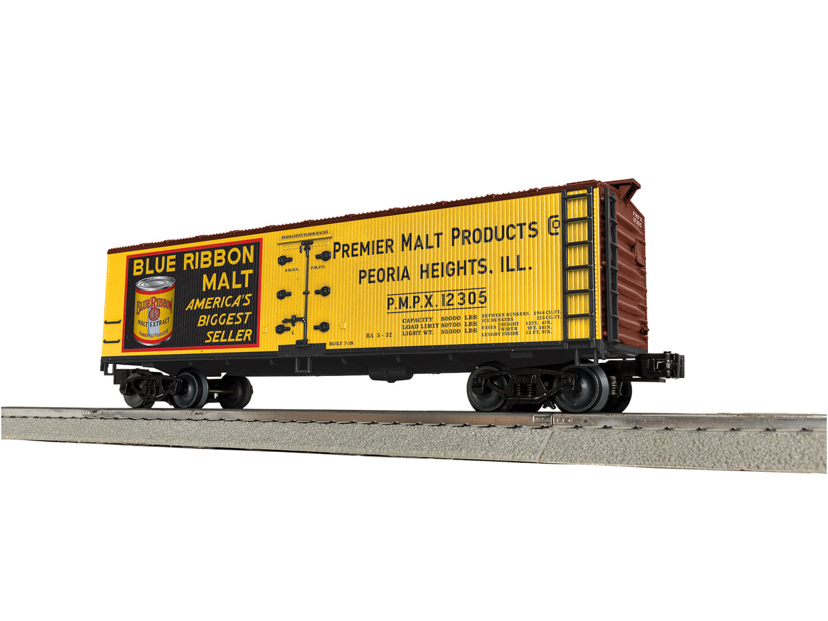 Lionel 2642062 - Woodside Reefer Car "Premier Malt" #12305