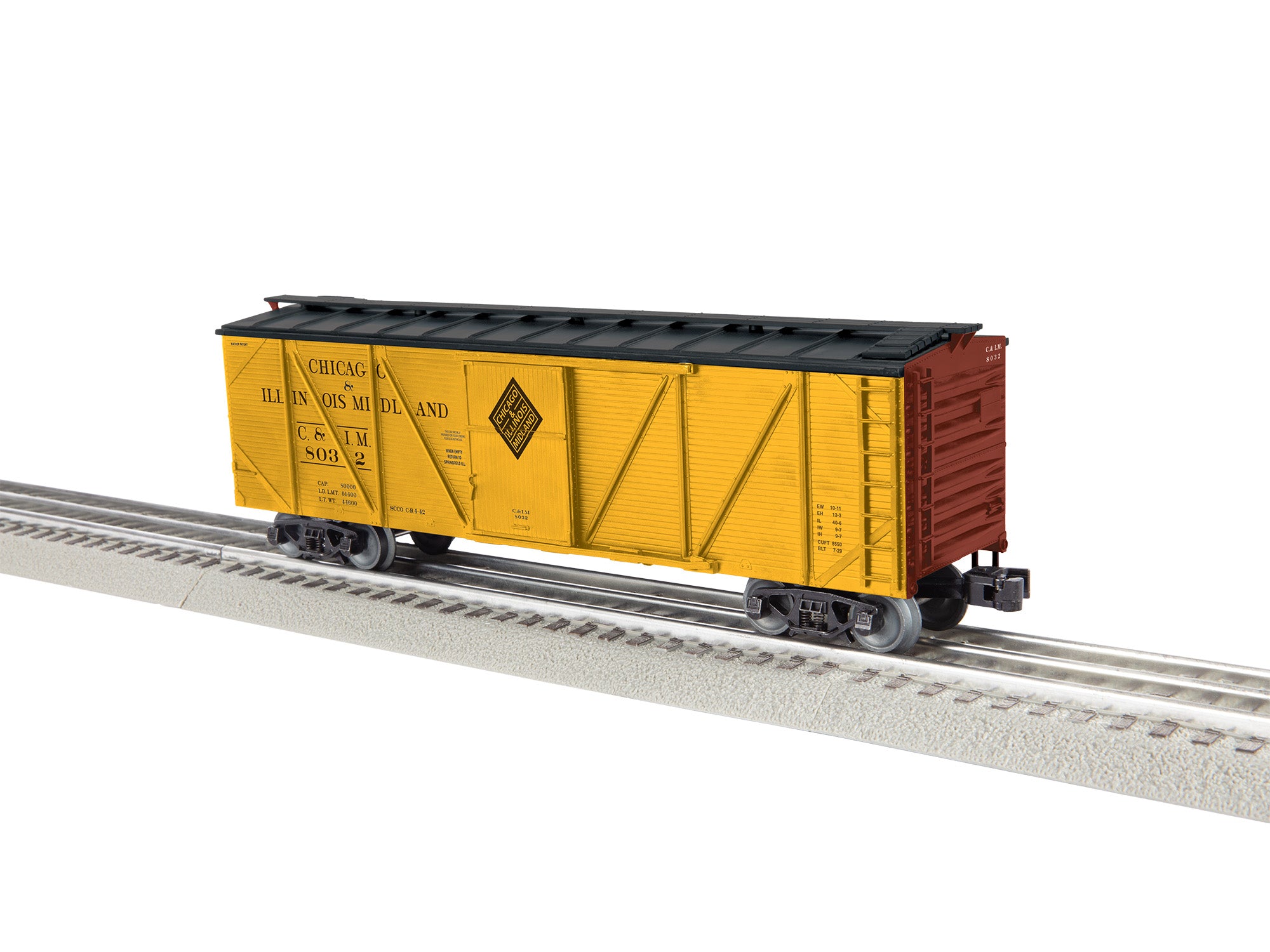 Lionel 2642081 - Chicago & Illinois Midland Single Sheath Boxcar #8032