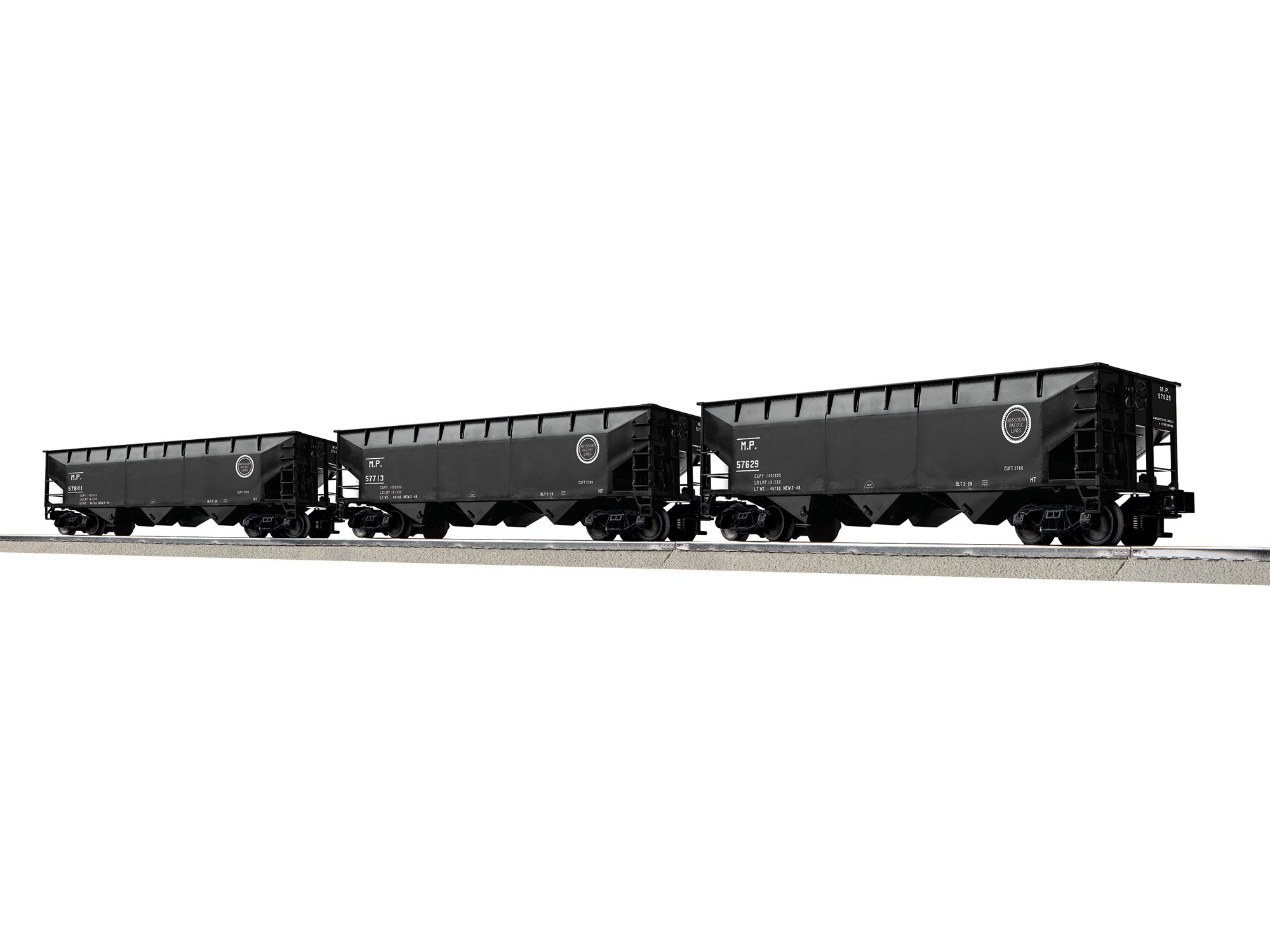 Lionel 2642175 - 3-Bay AAR Hopper Car "Missouri Pacific" (3-Car) Set B