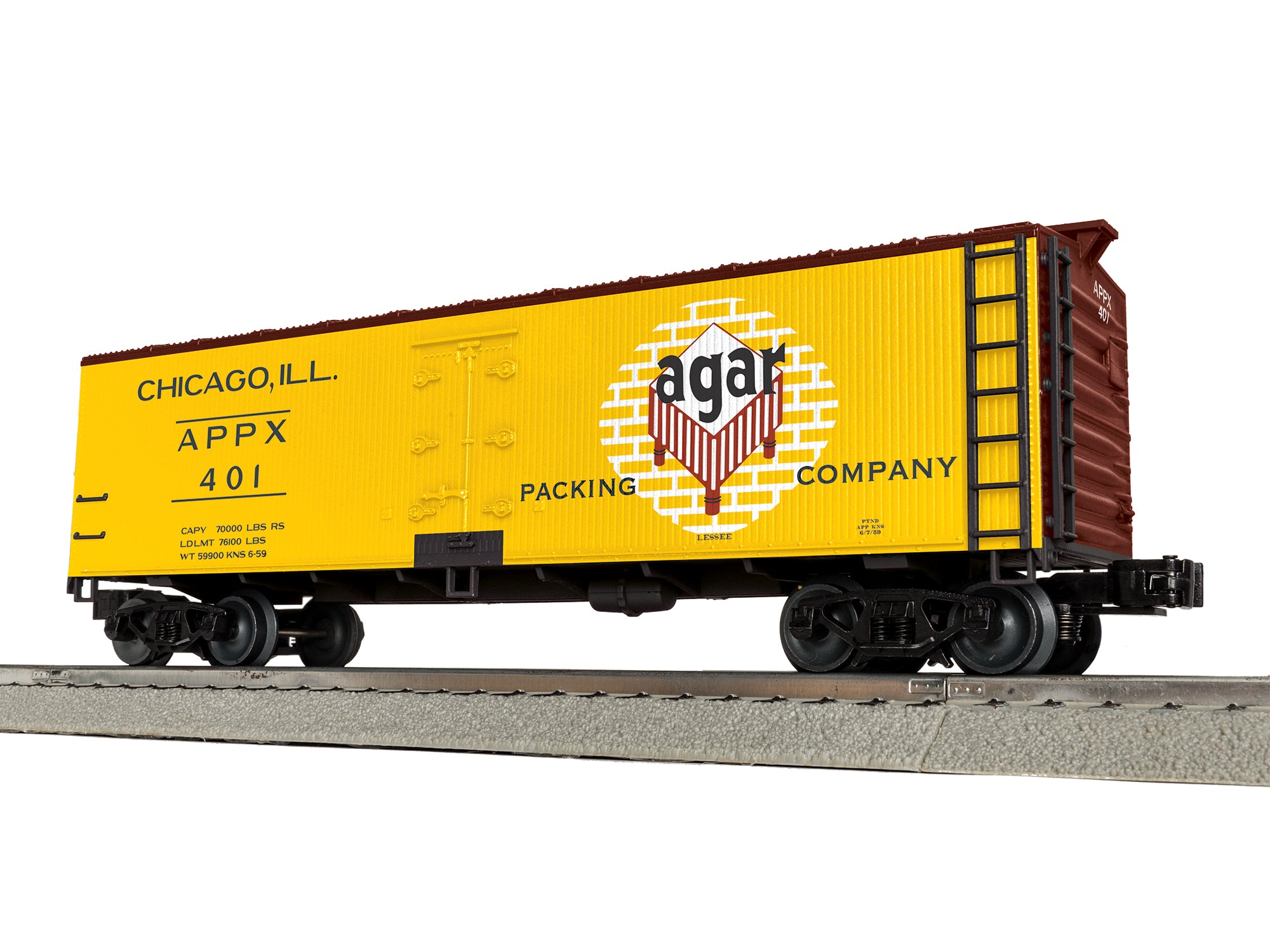 Lionel 2642321 - Woodside Reefer "Agar" #401