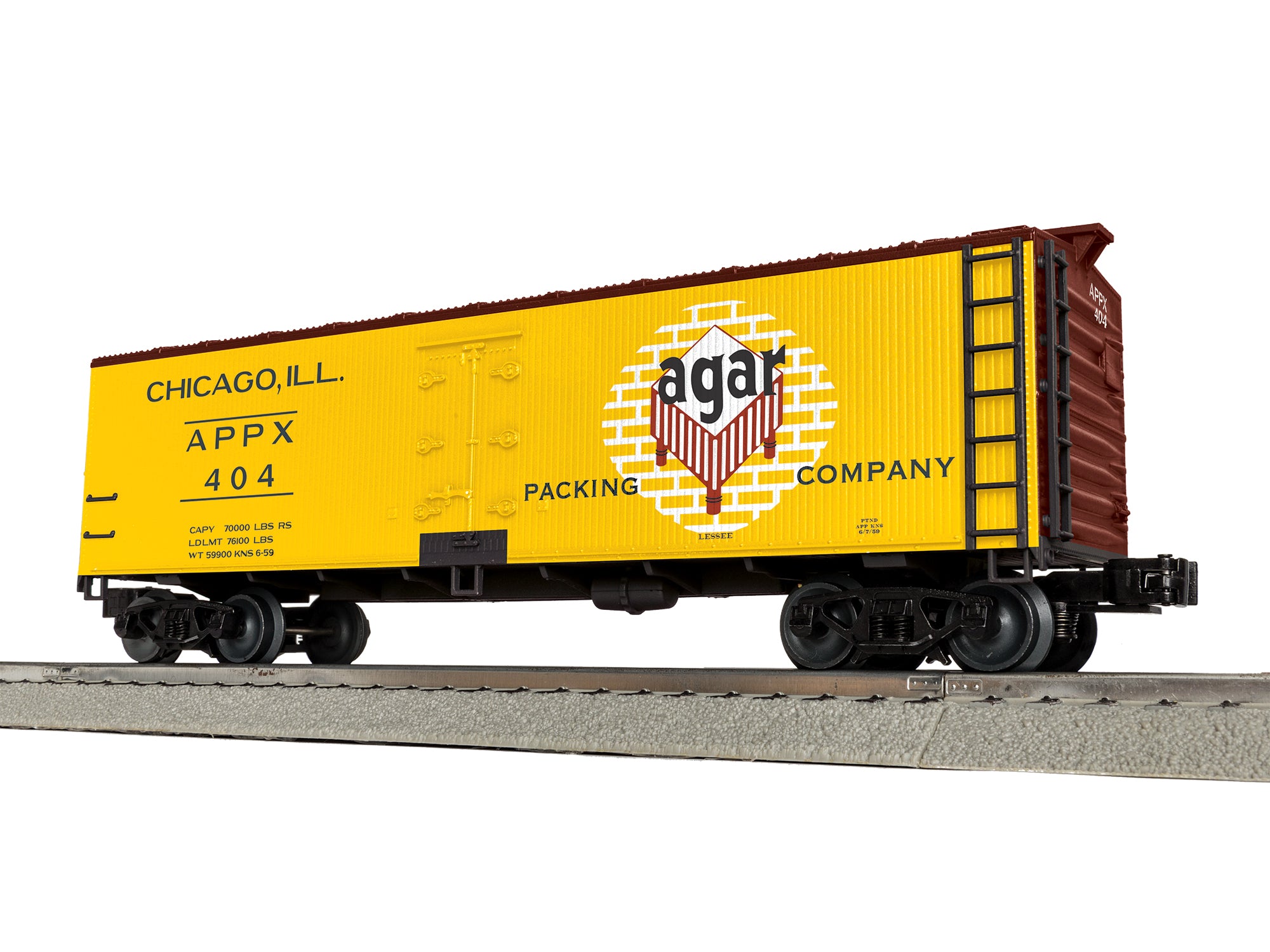 Lionel 2642322 - Woodside Reefer "Agar" #404