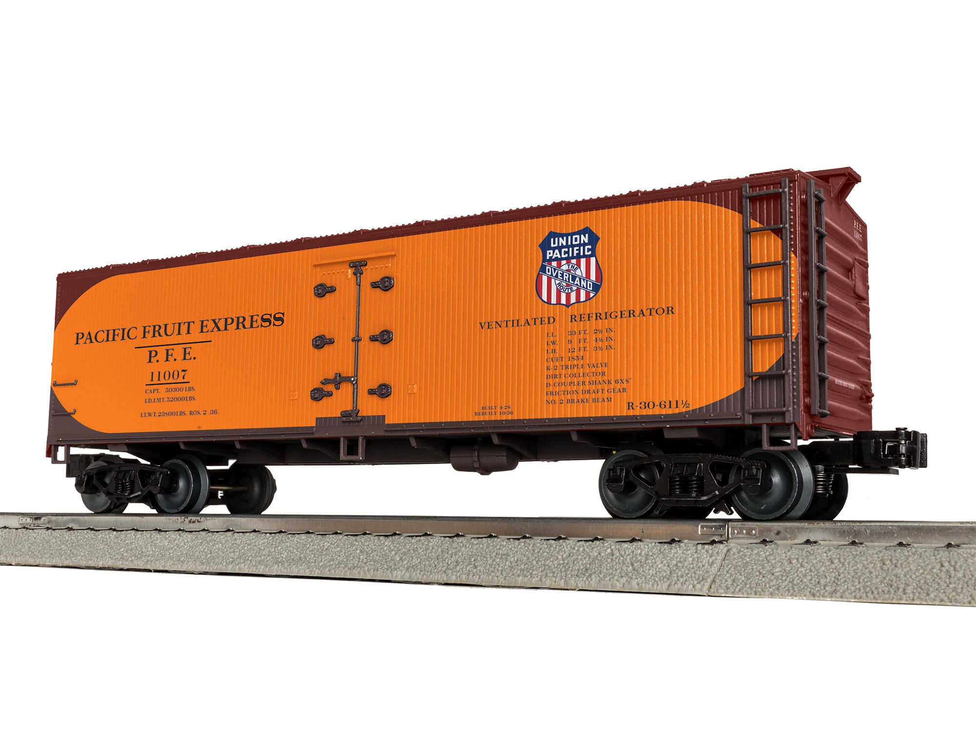 Lionel 2642361 - Woodside Reefer "Pacific Fruit Express" #11007