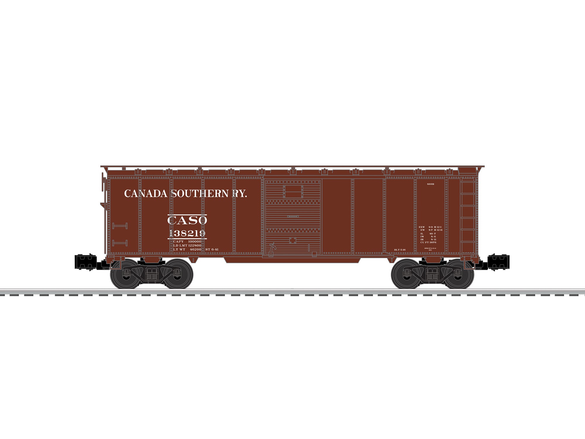Lionel 2642392 - Steel Side Boxcar "Canada Southern" #138219