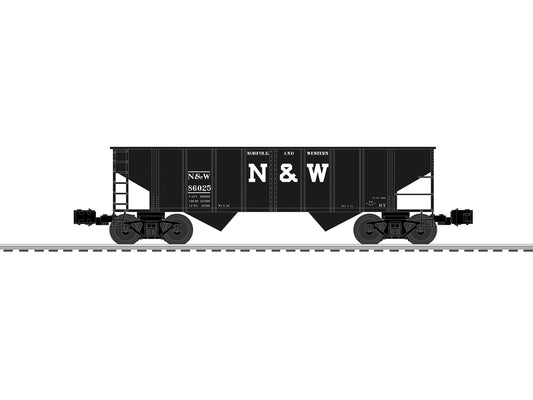 Lionel 2642450 - 2-Bay Hopper Car "Norfolk & Western" (3-Car) - MrMuffin'sTrains