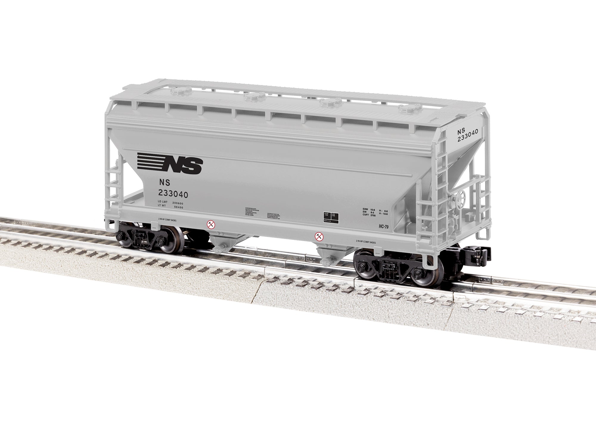Lionel 2643052 - 2-Bay ACF Covered Hopper Car "Norfolk Southern" #233040