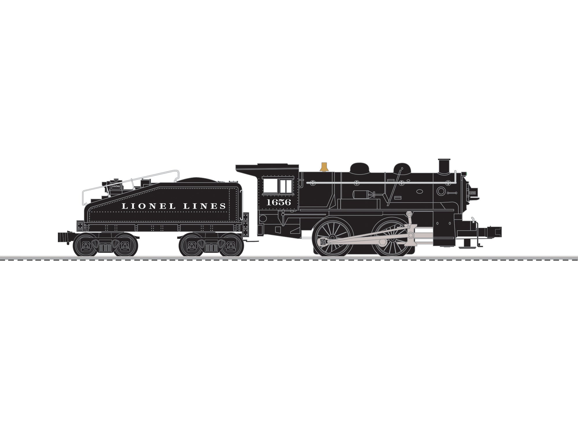 Lionel 2645130 - LionChief 0-4-0 Steam Locomotive "Lionel Lines" #1656