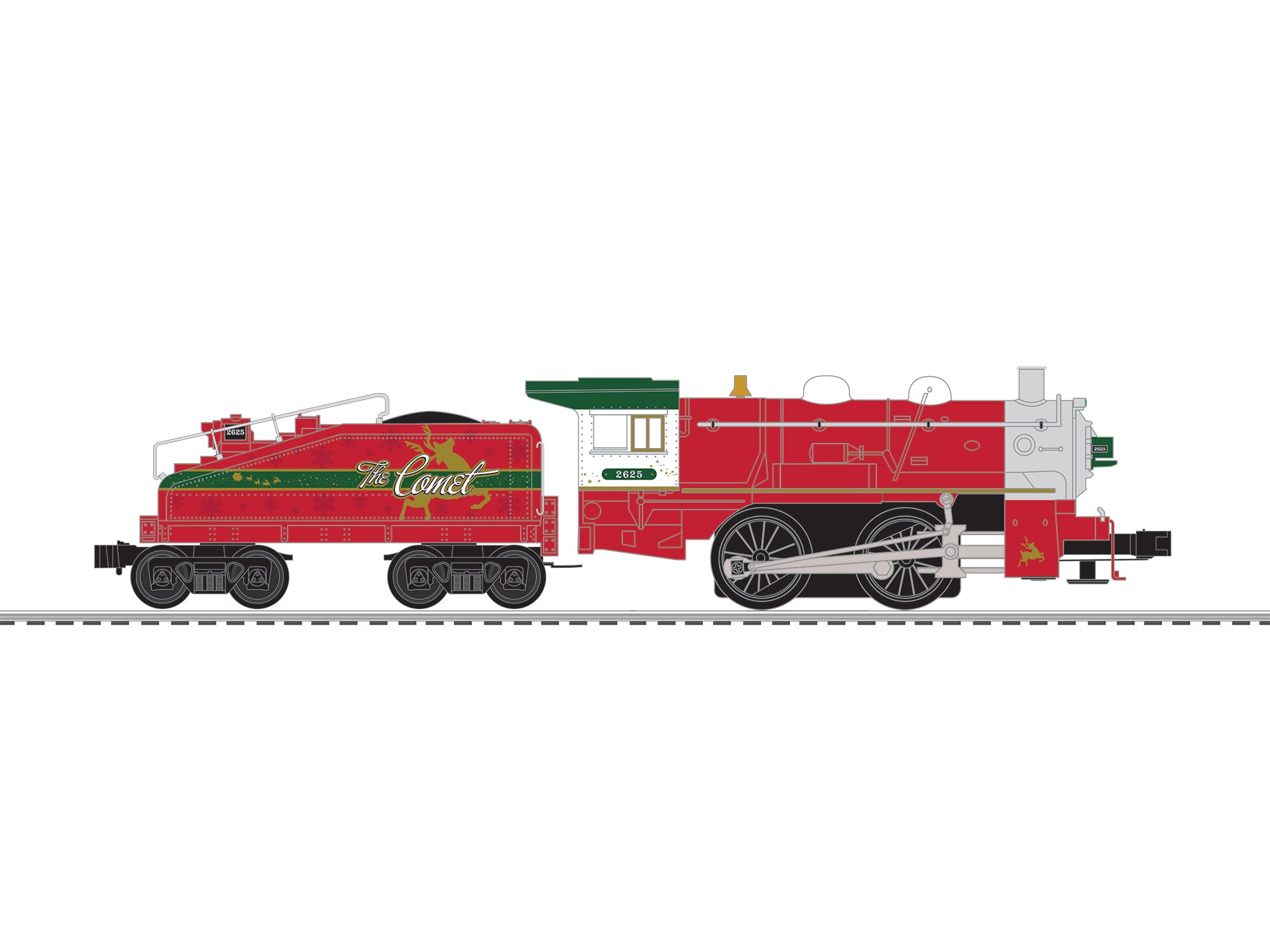 Lionel 2645160 - LionChief 0-4-0 Steam Locomotive "The Comet" #2625