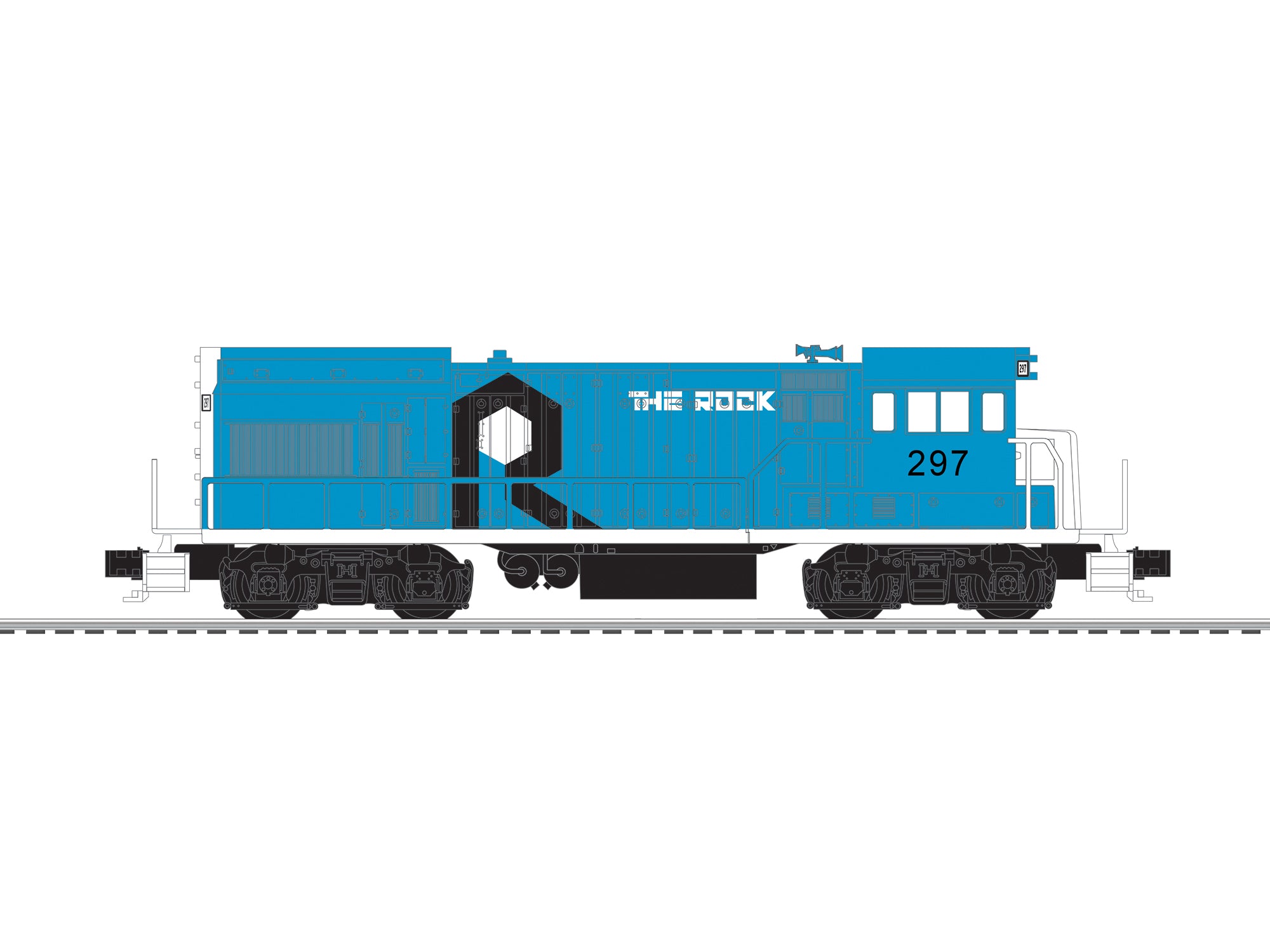 Lionel 2645210 - Rock Island U36B LionChief Locomotive #297
