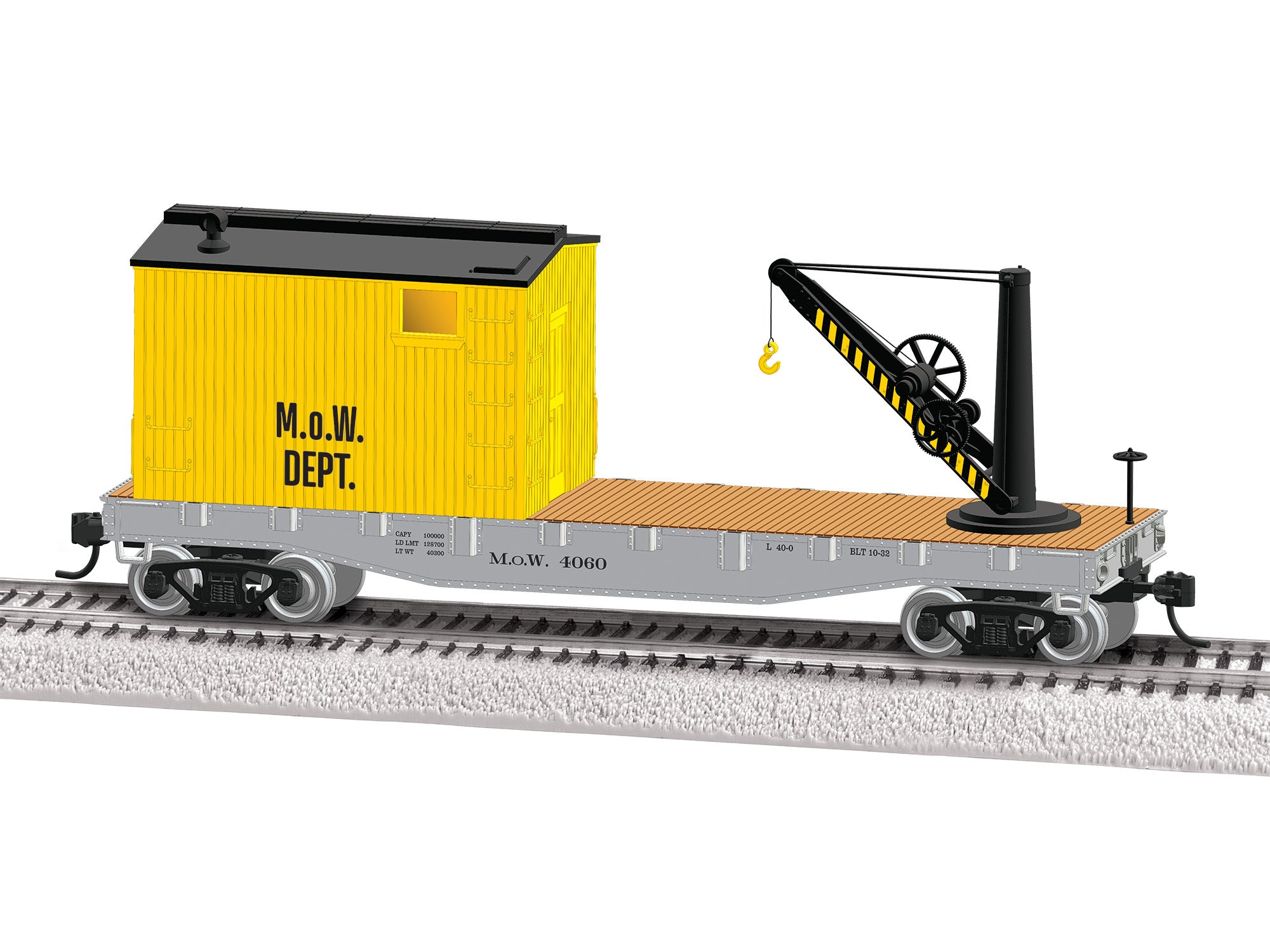 Lionel HO 2654060 - Crane Car “Maintenance of Way”