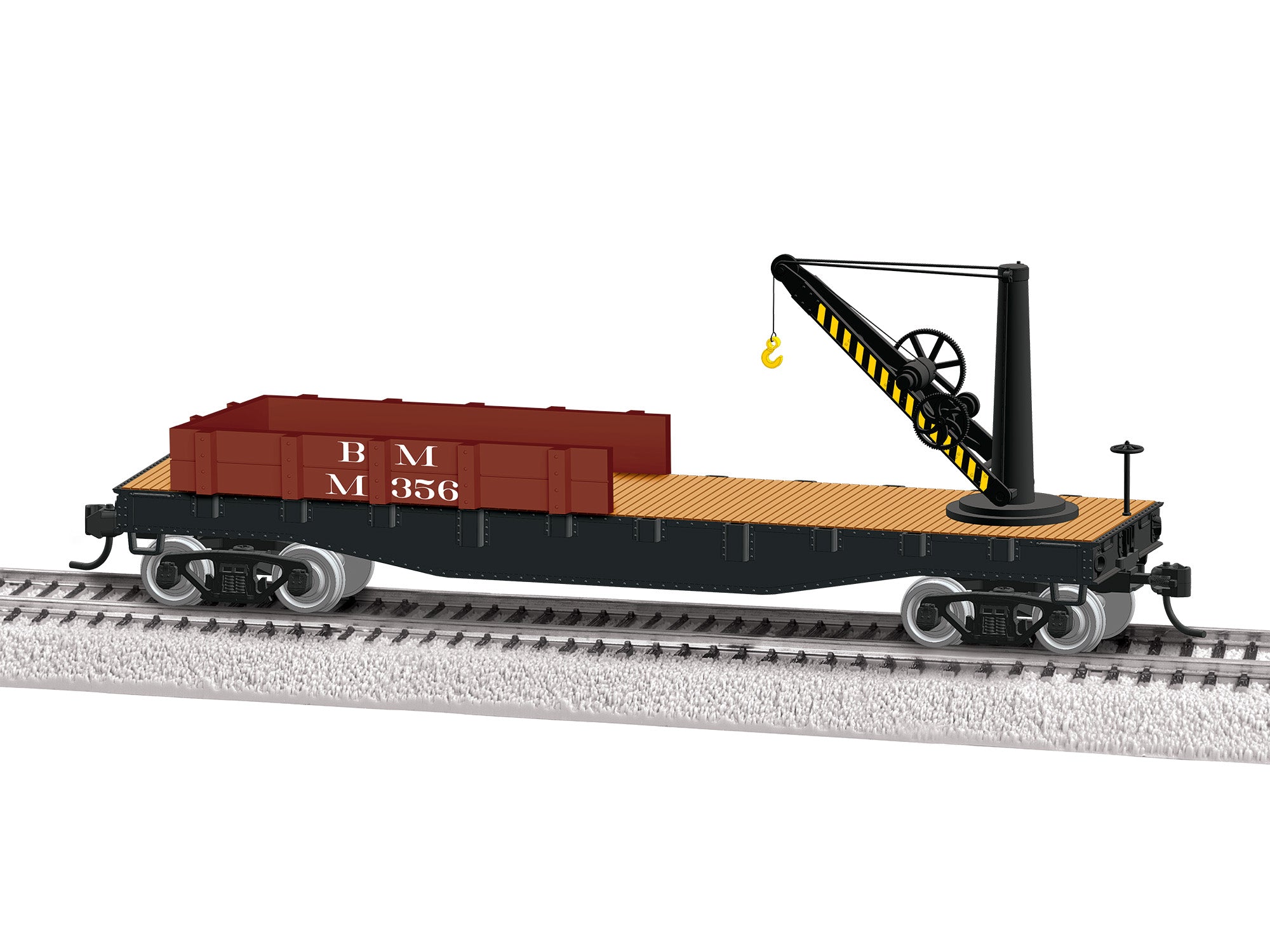 Lionel HO 2654070 - Crane Car “Boston & Maine”