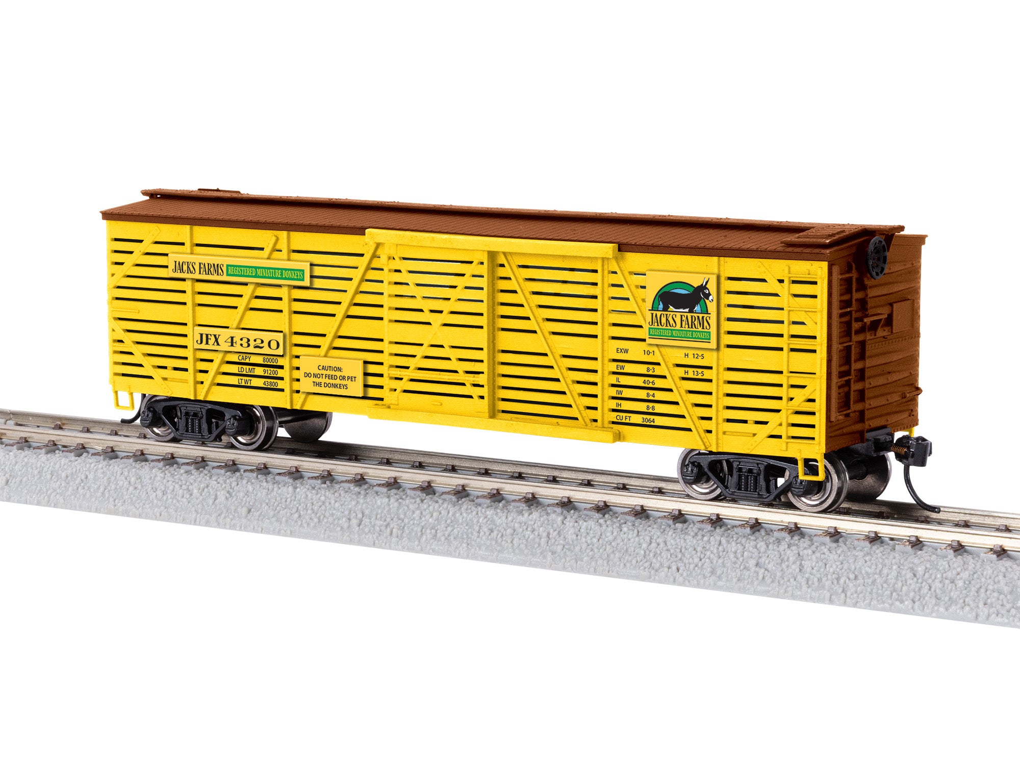 Lionel HO 2654320 - Stock Car “Jacks Donkey” w/ Farm Sound