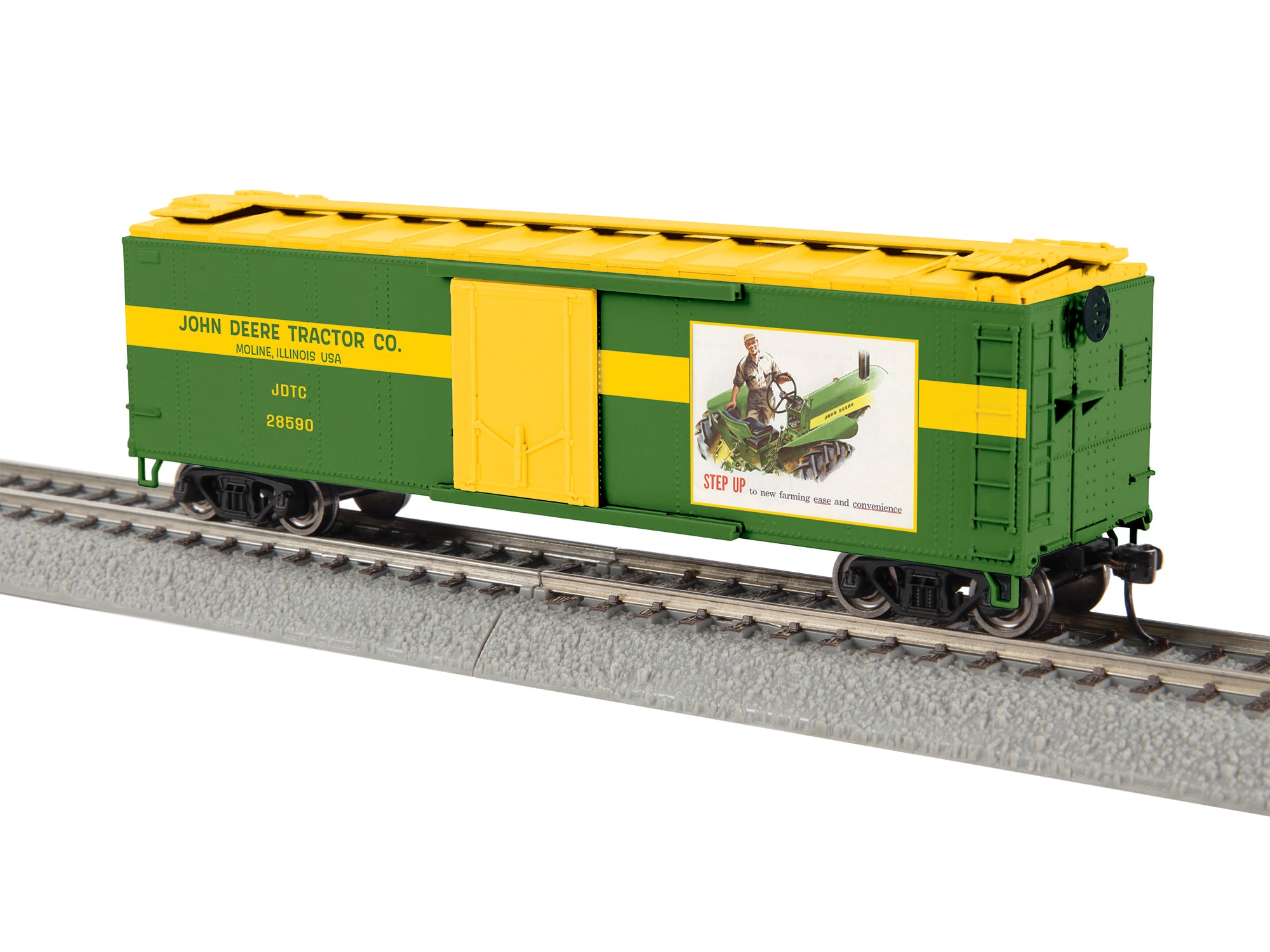 Lionel HO 2654390 - John Deere - Reefer Car "Step Up"