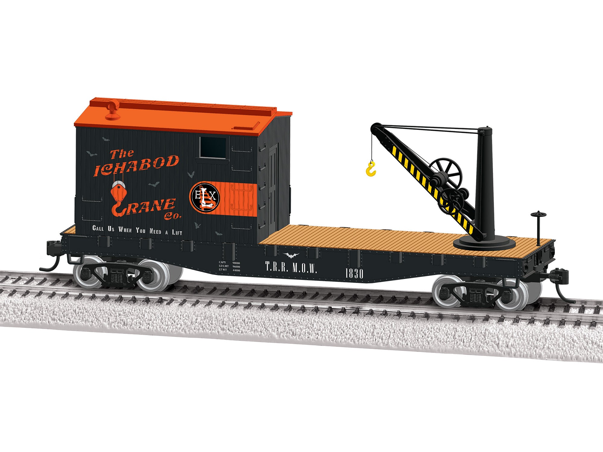 Lionel HO 2654450 - Crane Car “Ichabod”