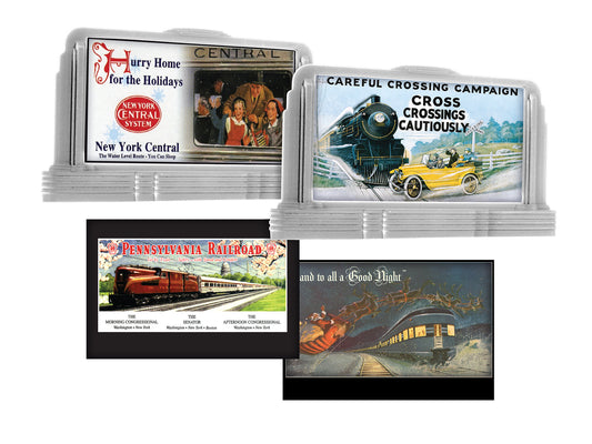 Lionel HO 2657020 - Railroad Billboard East #1 "Pennsylvania / New York Central” (2-Pack)
