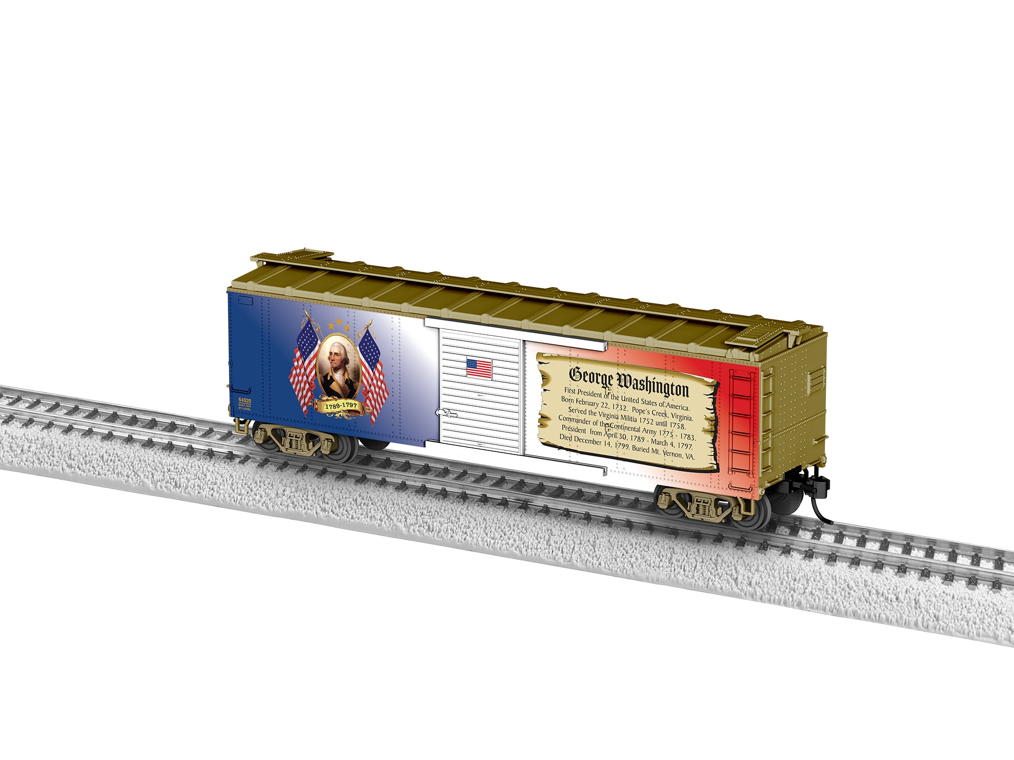 Lionel HO 2664020 - Presidents of the US Boxcar “President Washington”