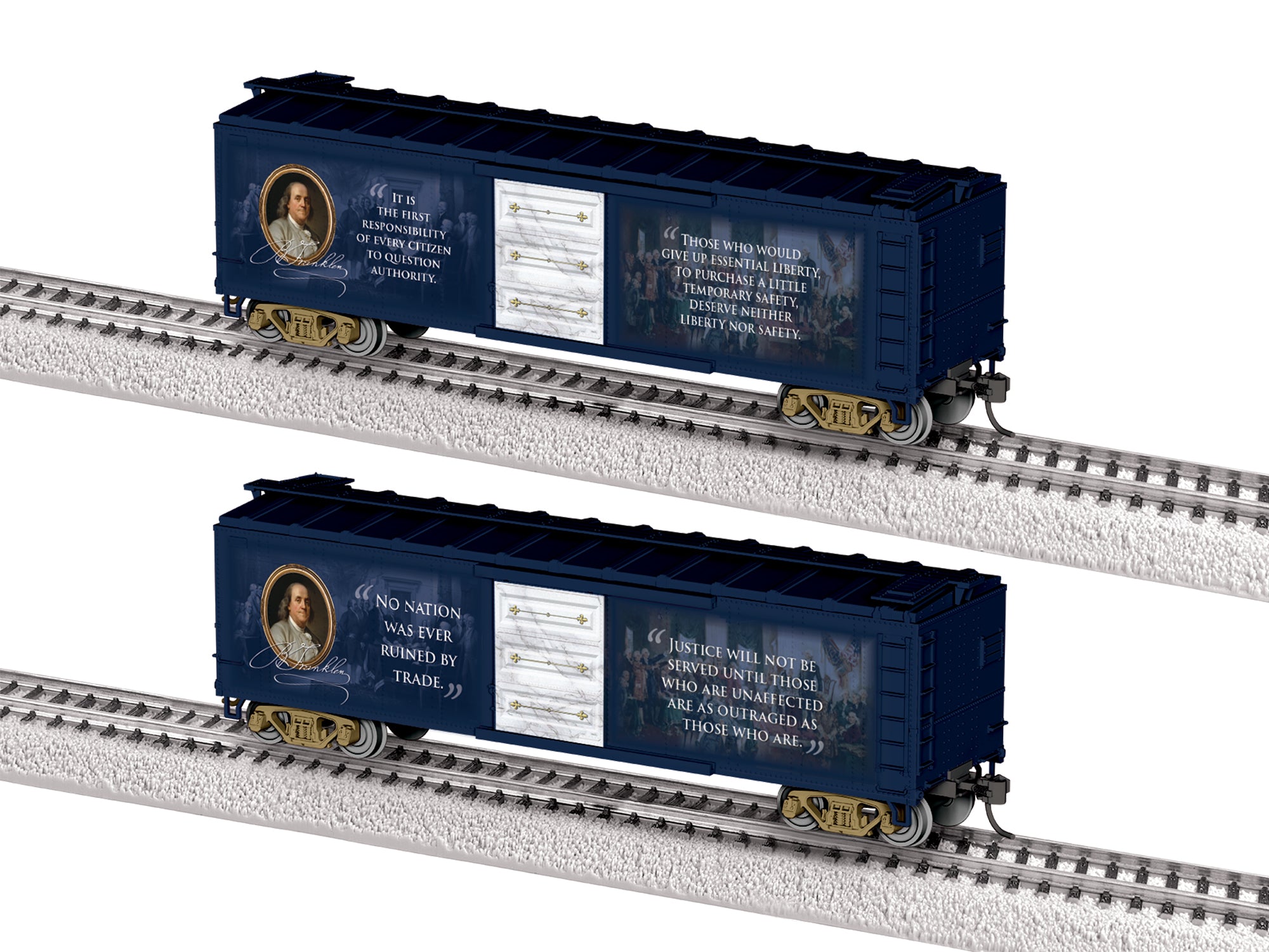 Lionel HO 2664130 - Founding Fathers - Boxcar “Ben Franklin”