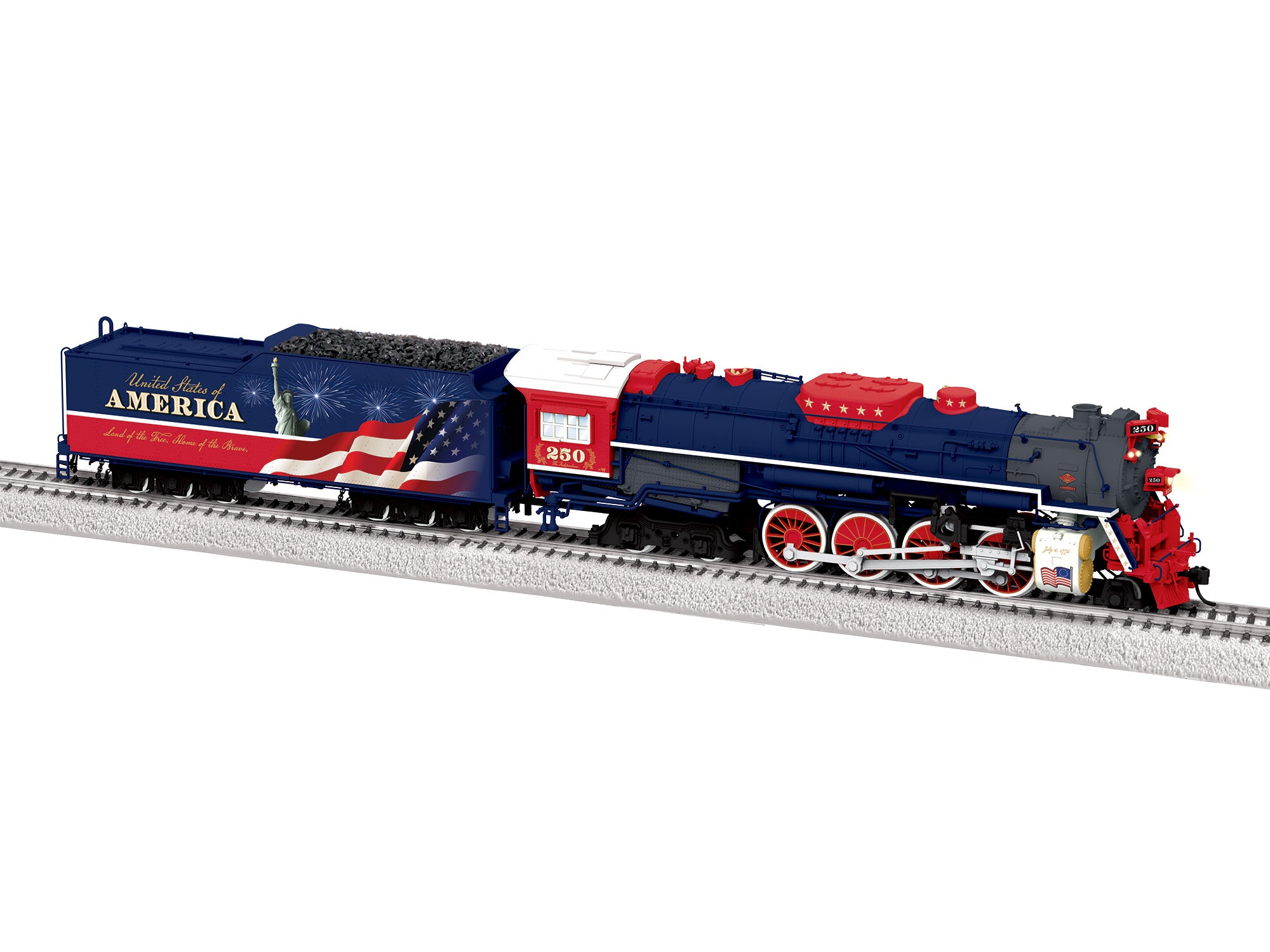 Lionel HO 2672010 - 250th Anniversary Berkshire Steam Locomotive “U.S.A” w/ Patriotic Sounds
