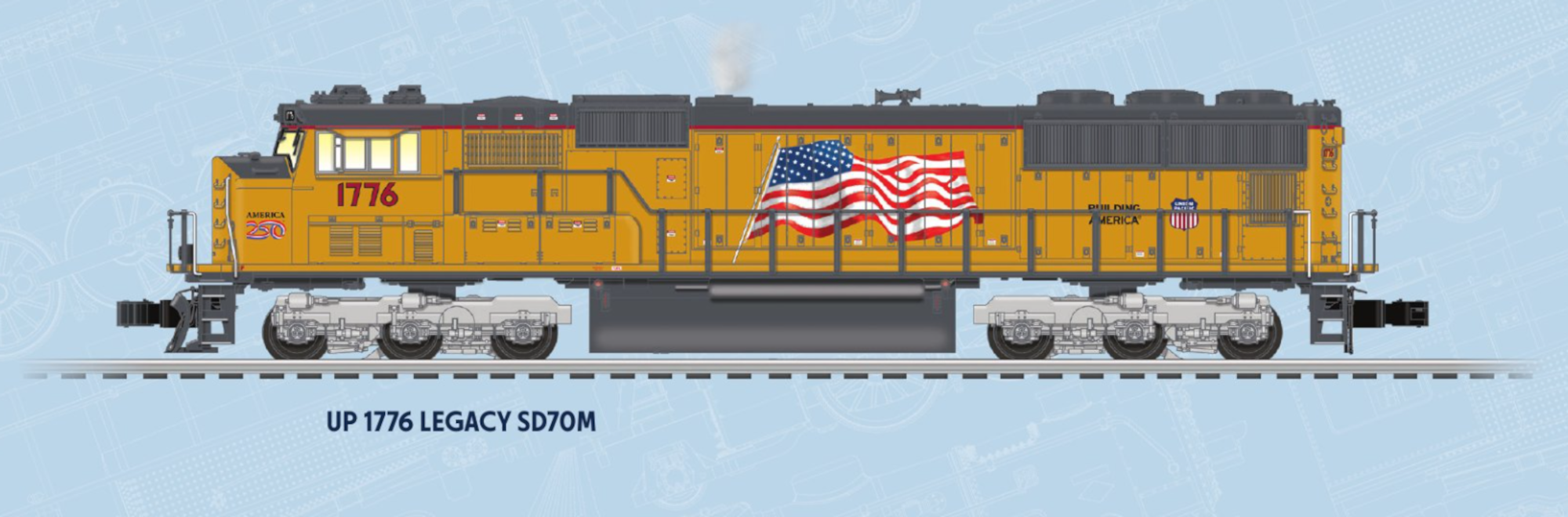 Lionel 2722060 - Legacy - Specialty Passenger Car Set "Union Pacific" Big Boy Tour